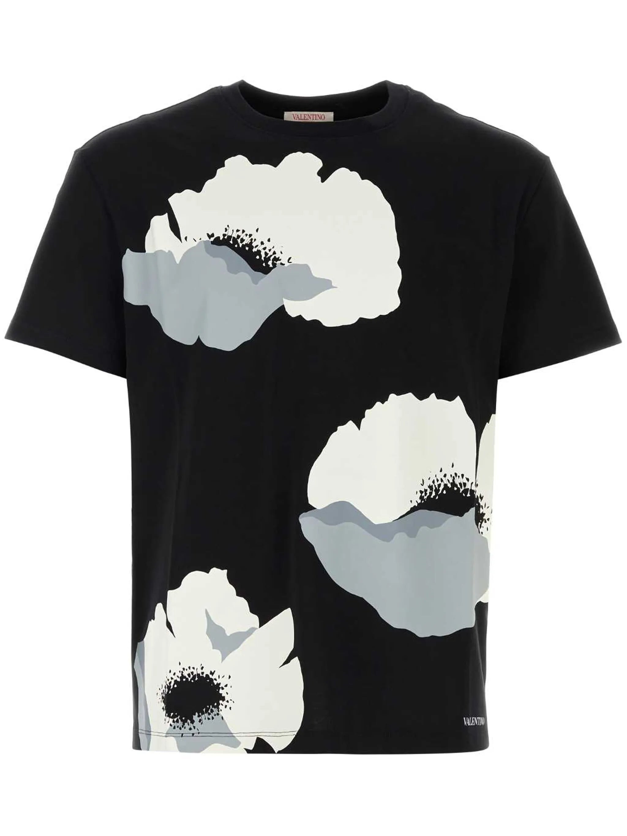 Flower Portrait-print cotton T-shirt