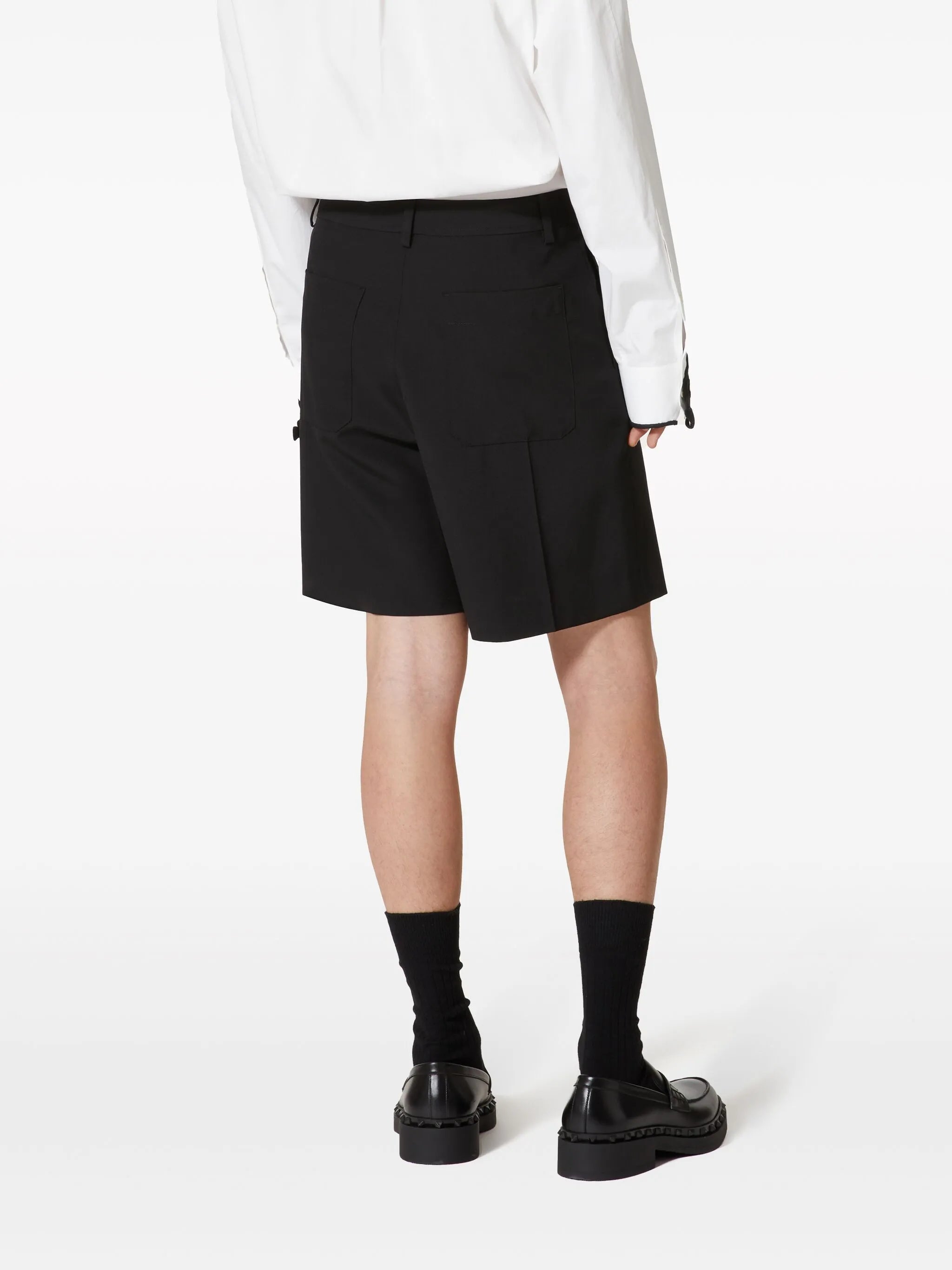 wool bermuda shorts