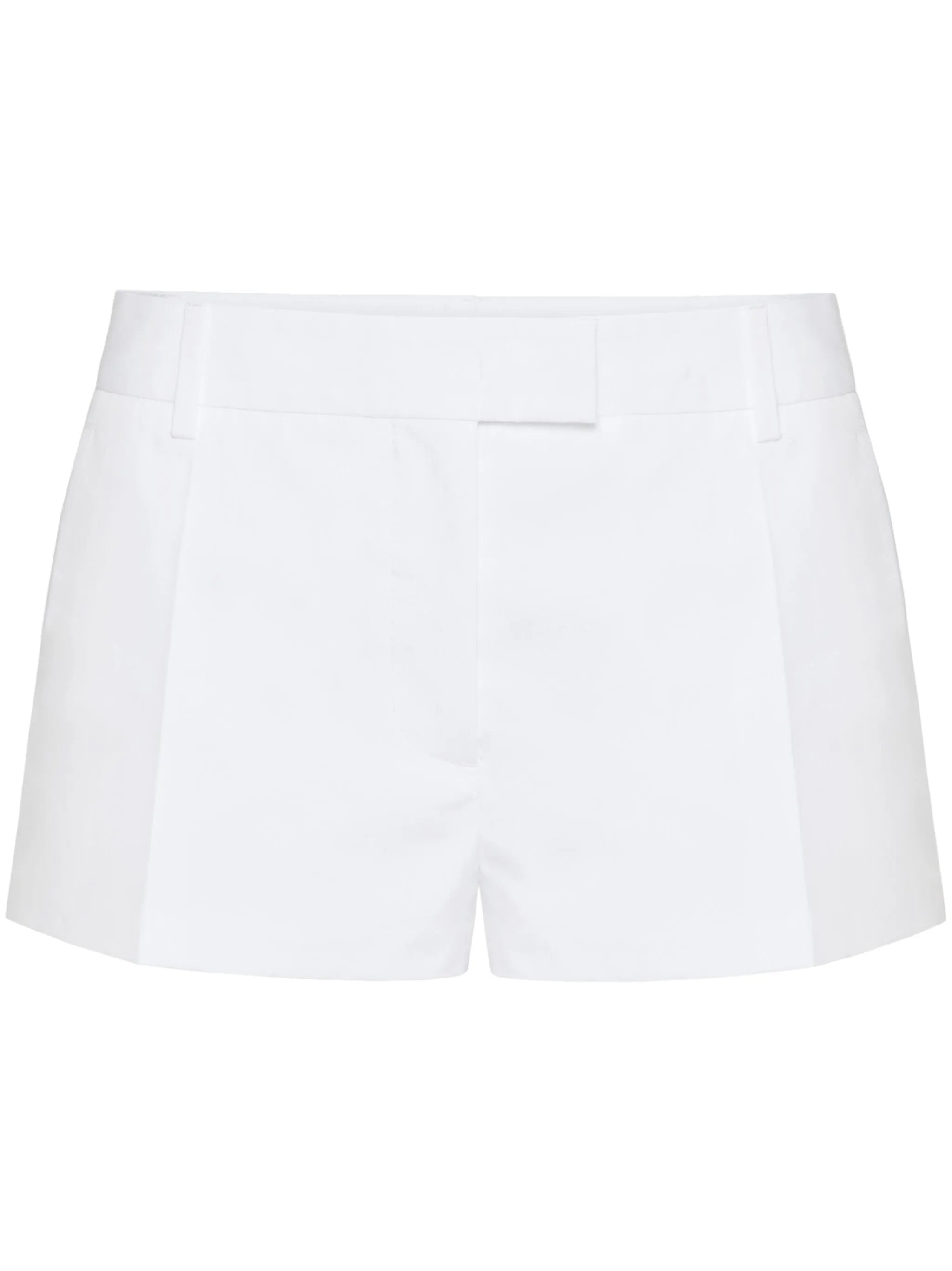 Compact poplin shorts
