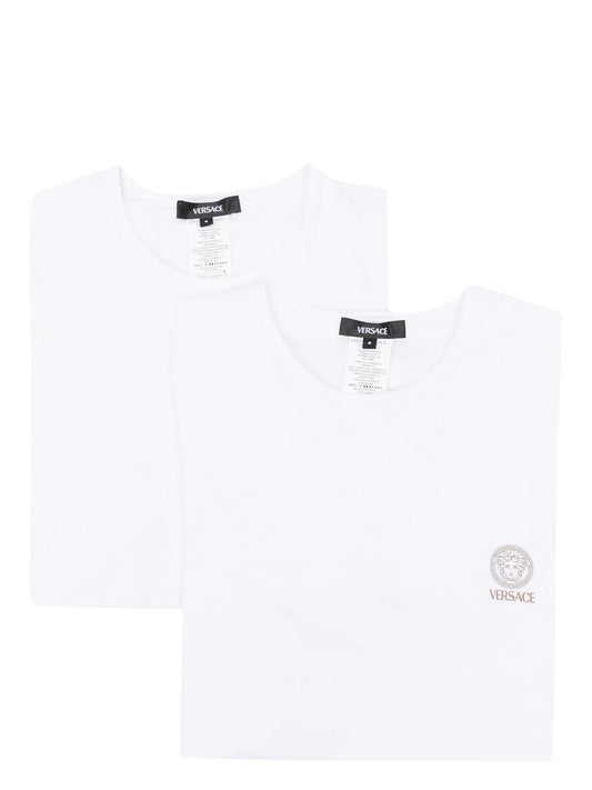 logo-print cotton T-shirts (pack of two)