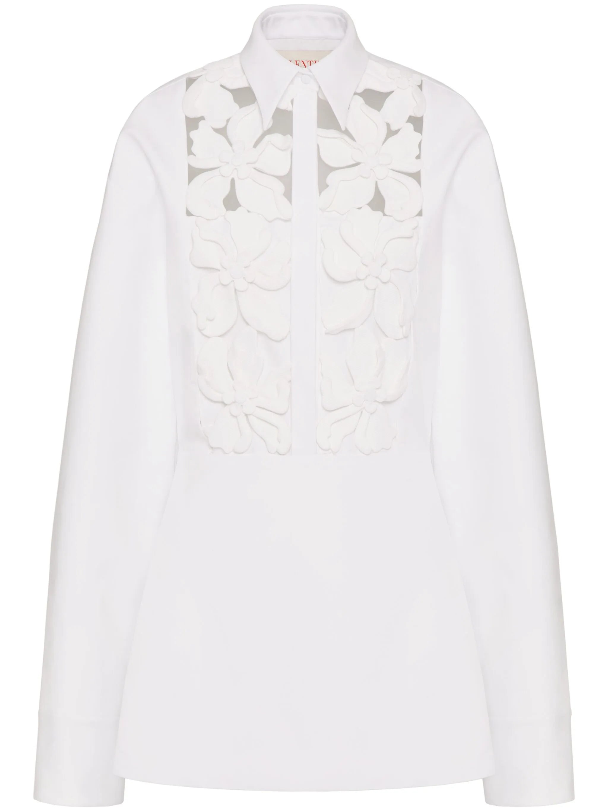Compact embroidered mini dress
