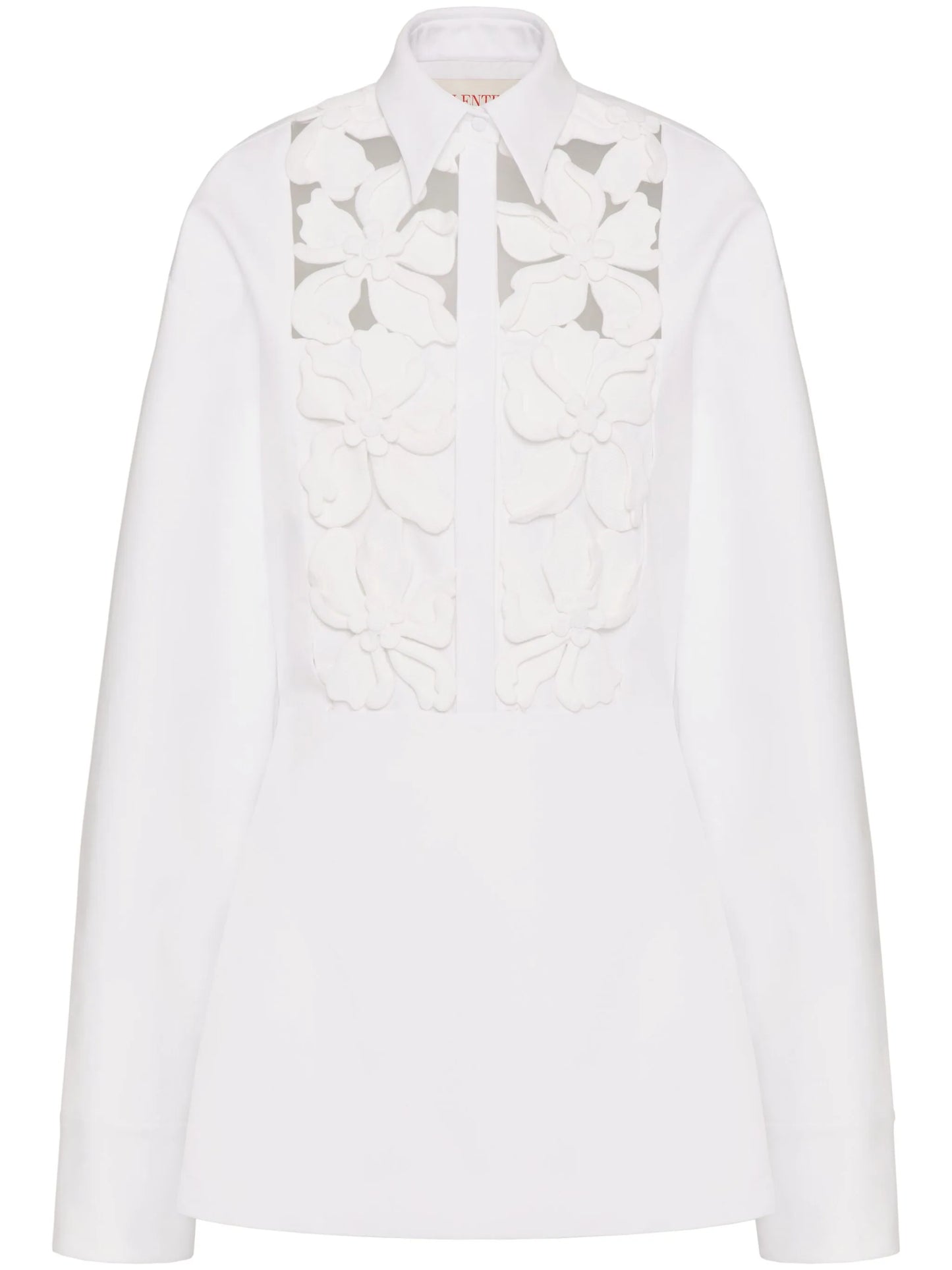 Compact embroidered mini dress
