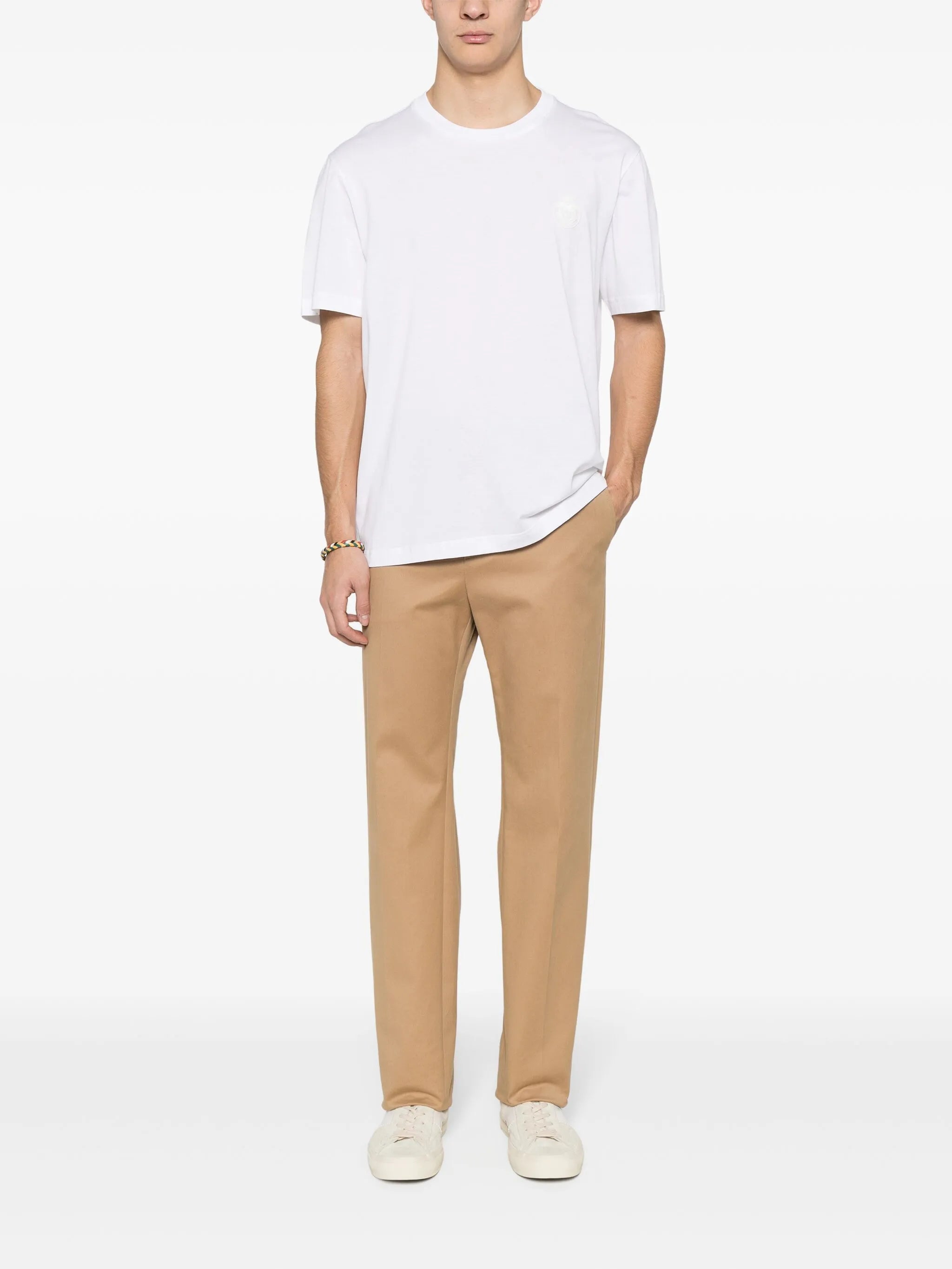 embroidered-logo cotton T-shirt