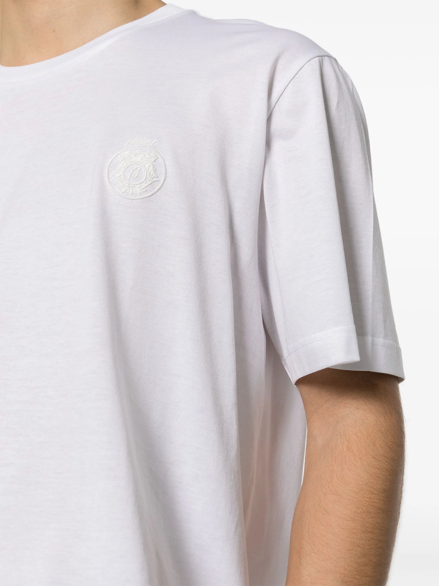 embroidered-logo cotton T-shirt