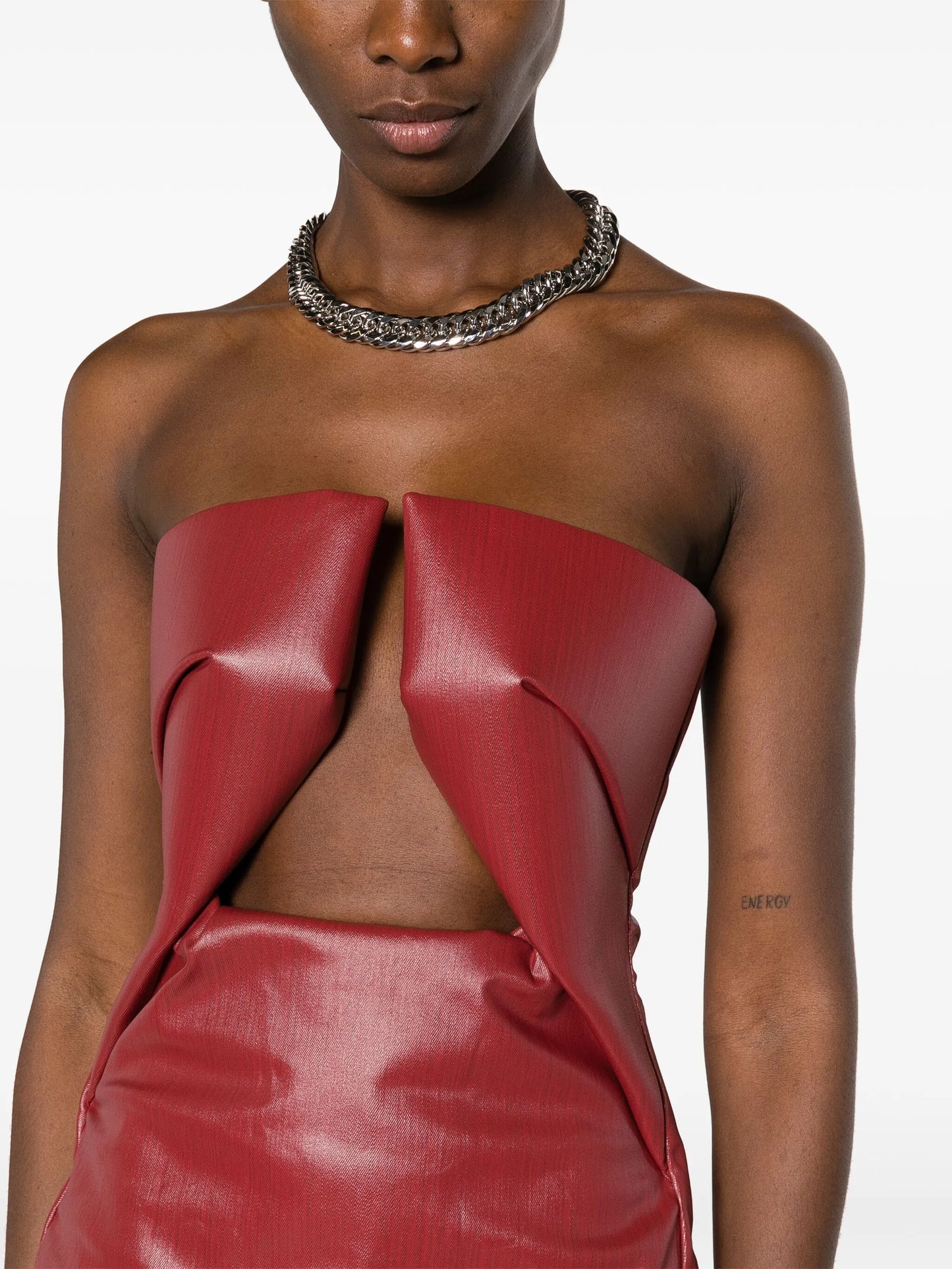 Lido Prong cut-out maxi dress