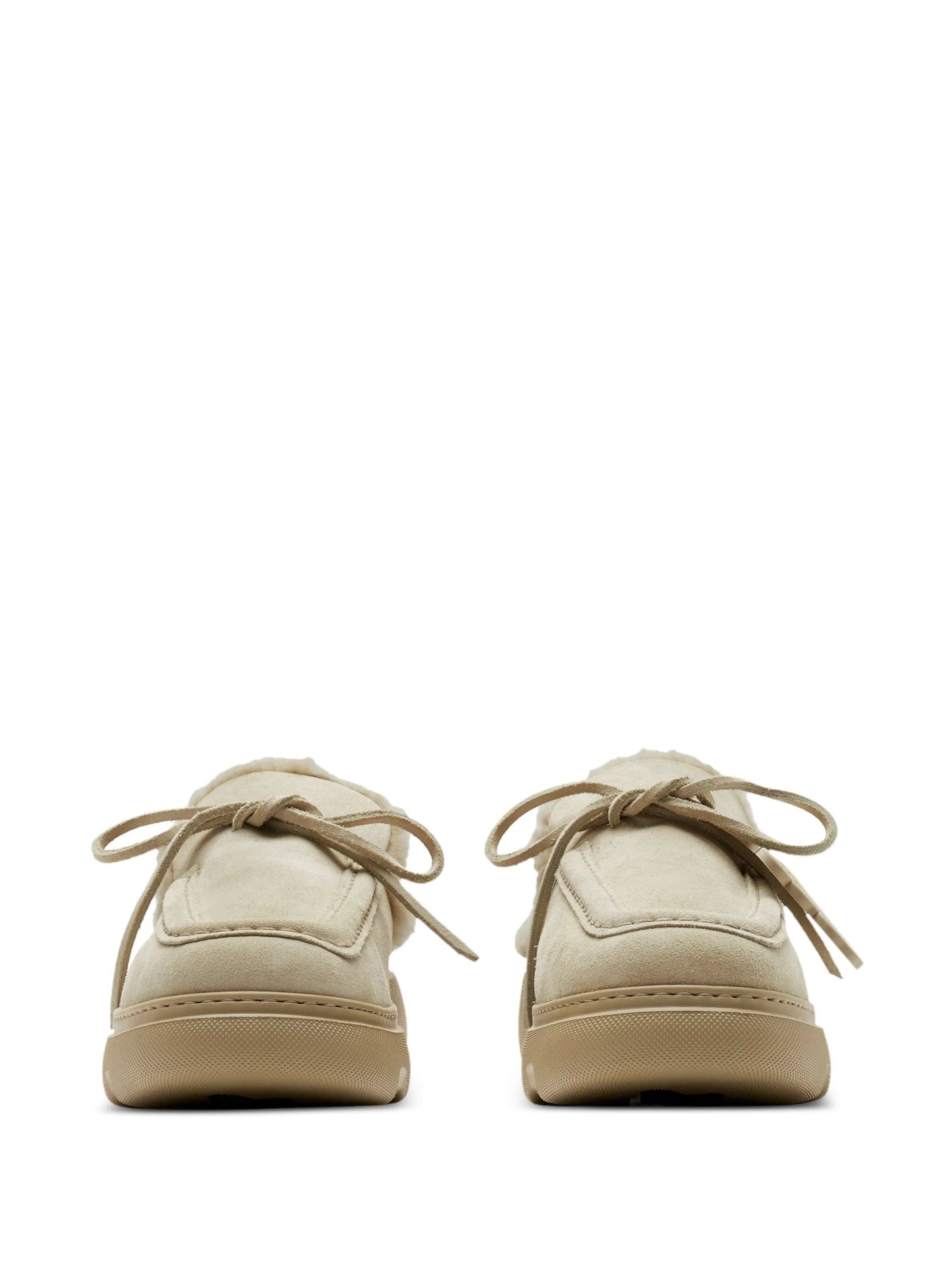 logo-charm suede mules