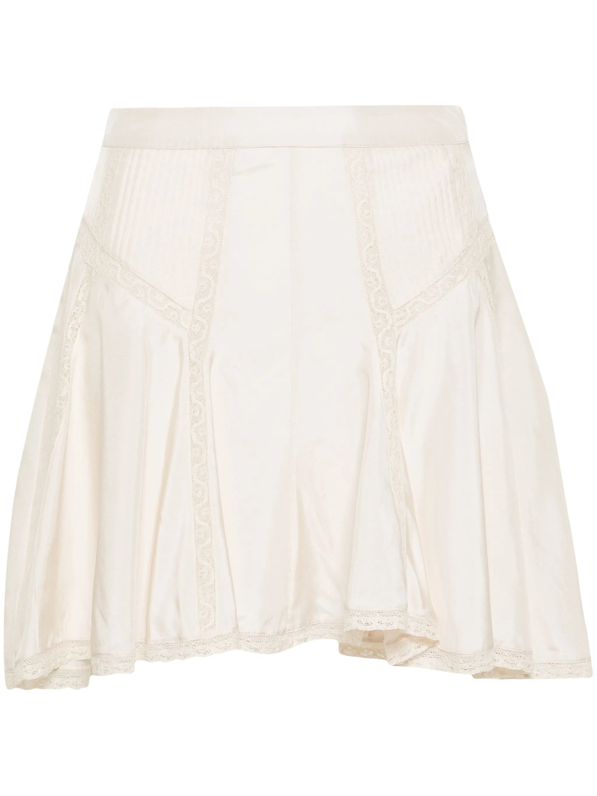 Zia silk mini skirt