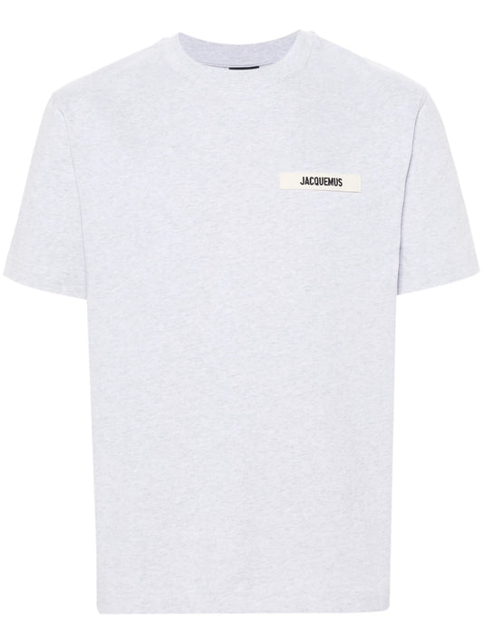 logo-patch cotton T-shirt