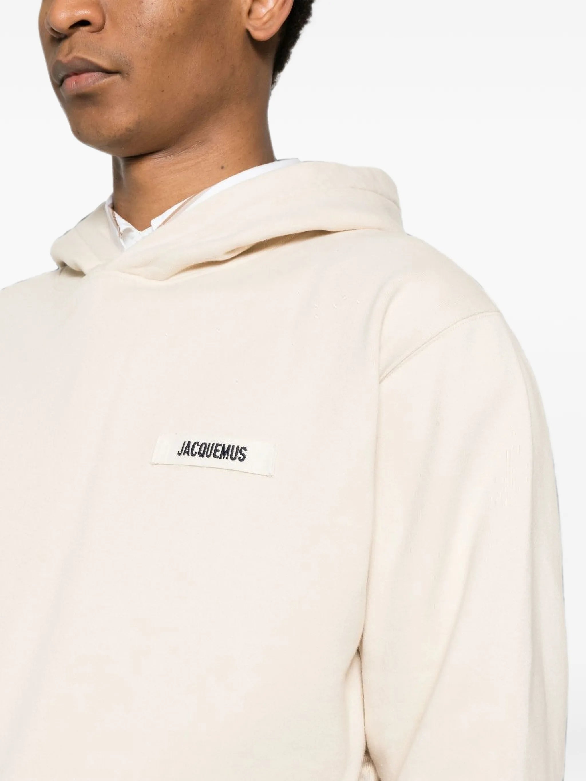 Le Hoodie Gros Grain logo-patch hoodie