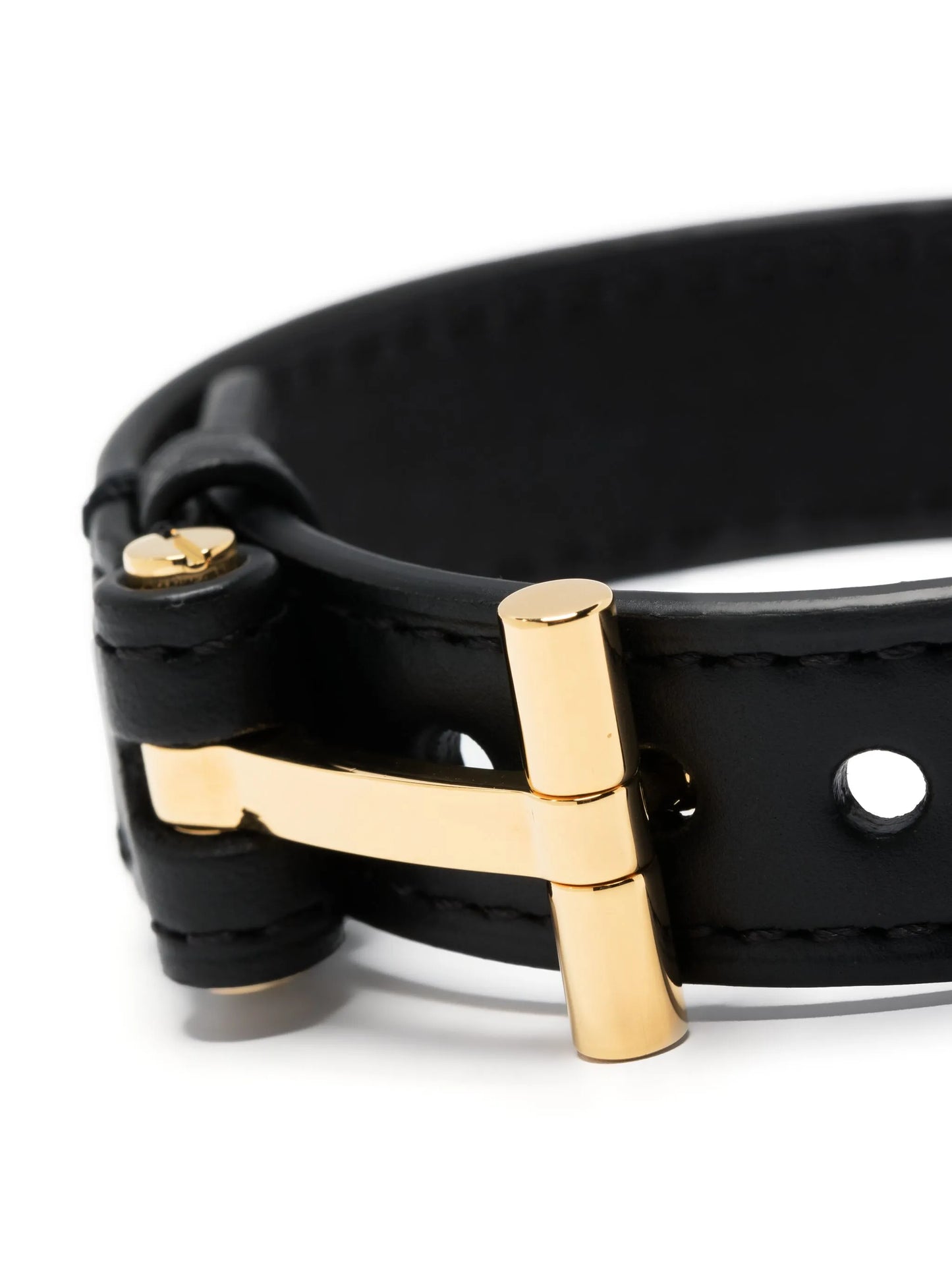 T-hinge leather bracelet