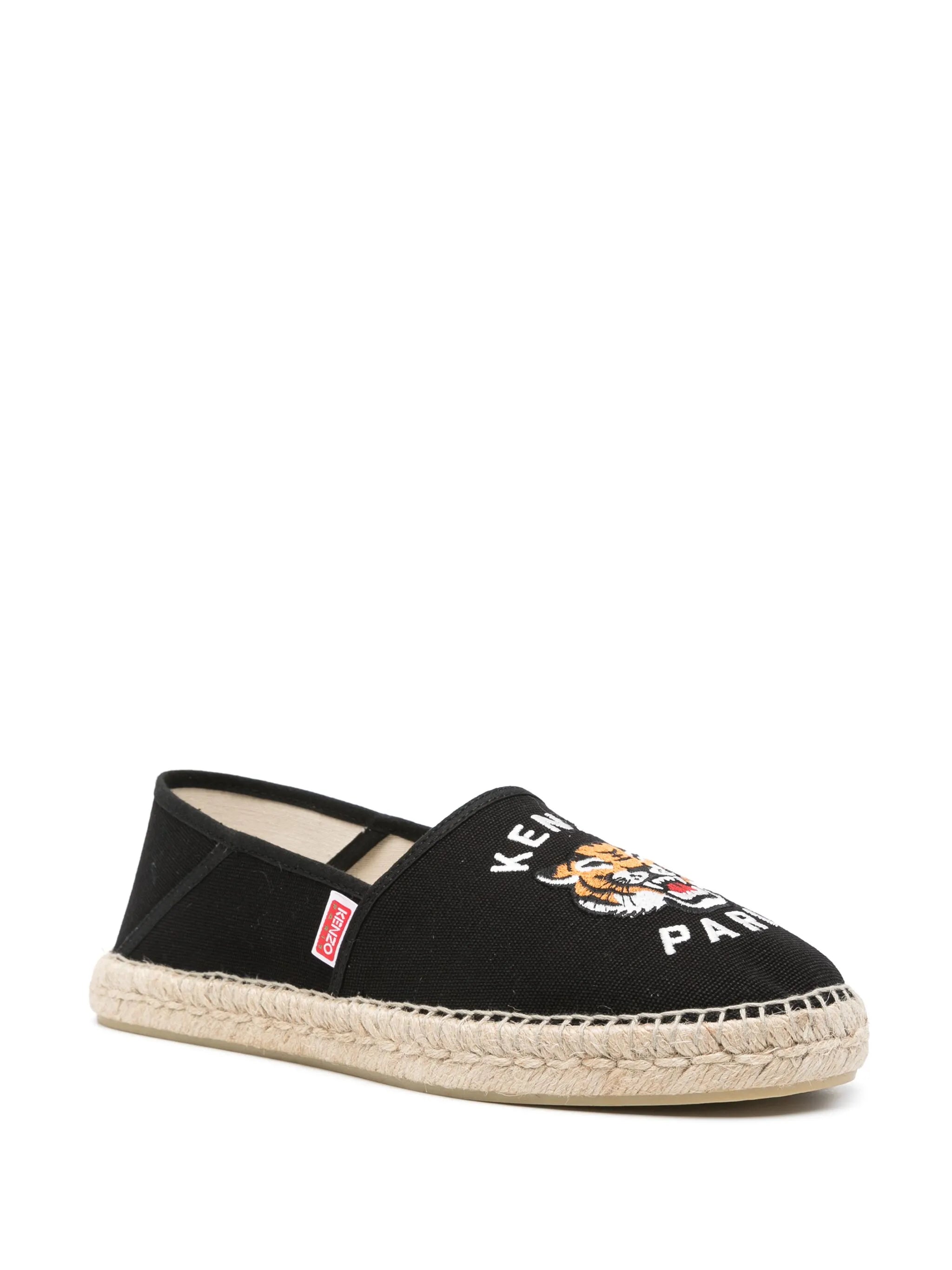 Tiger Head canvas espadrilles