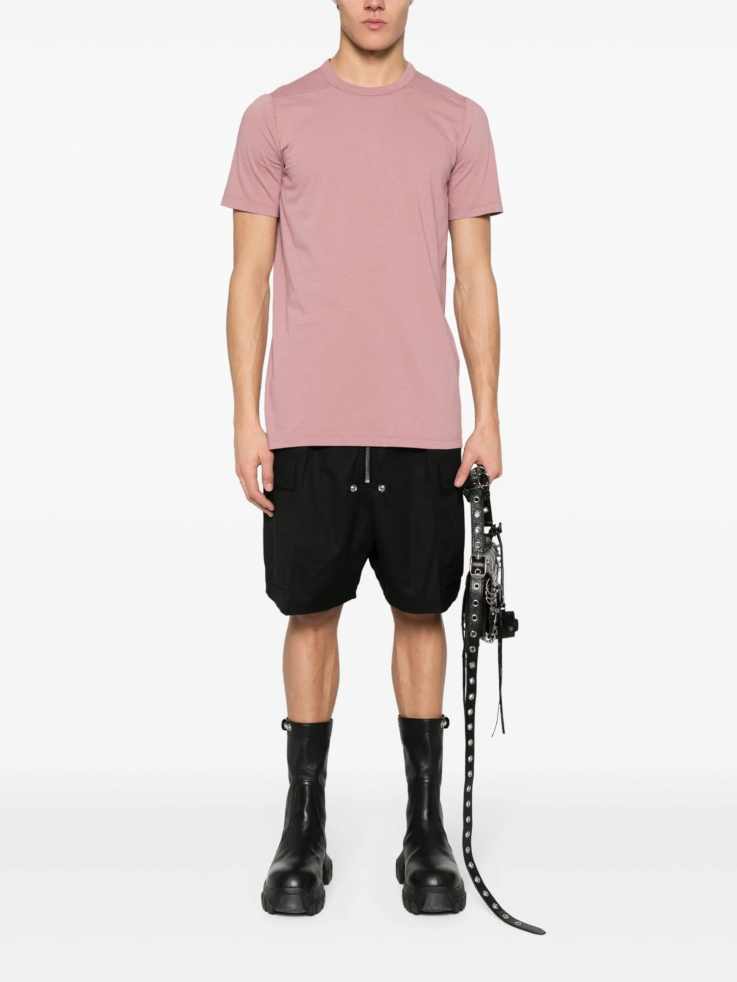drop-crotch bermuda shorts