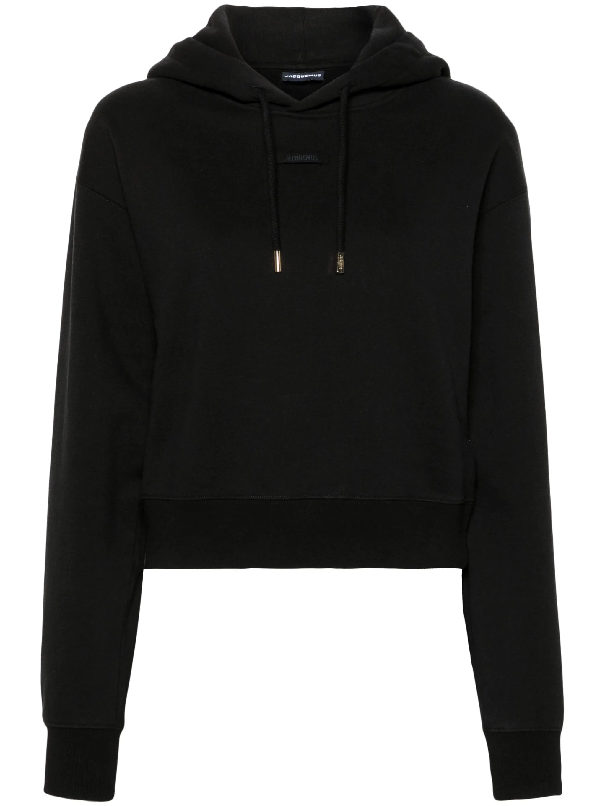 Grosgrain logo hoodie