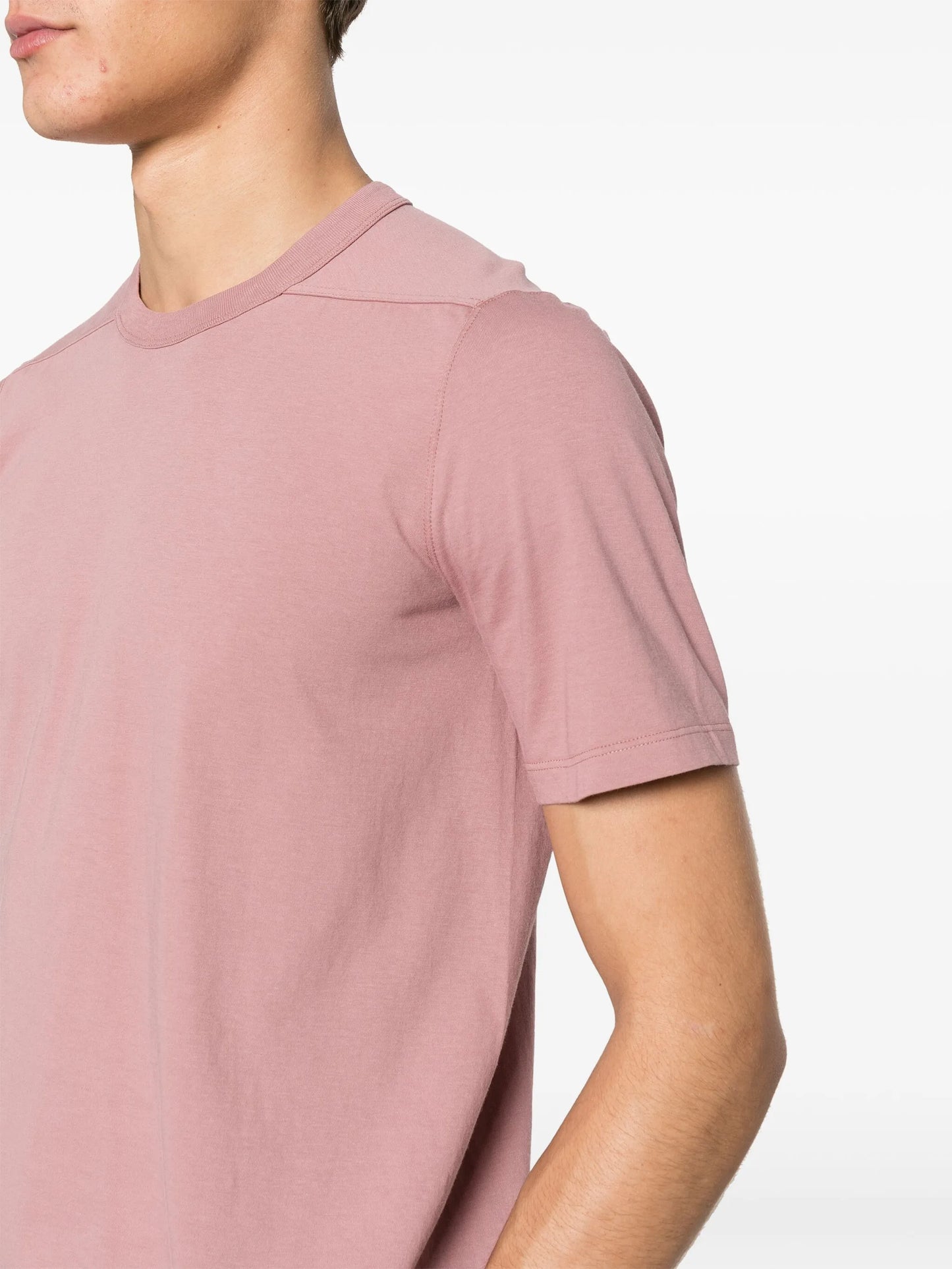 panelled cotton T-shirt