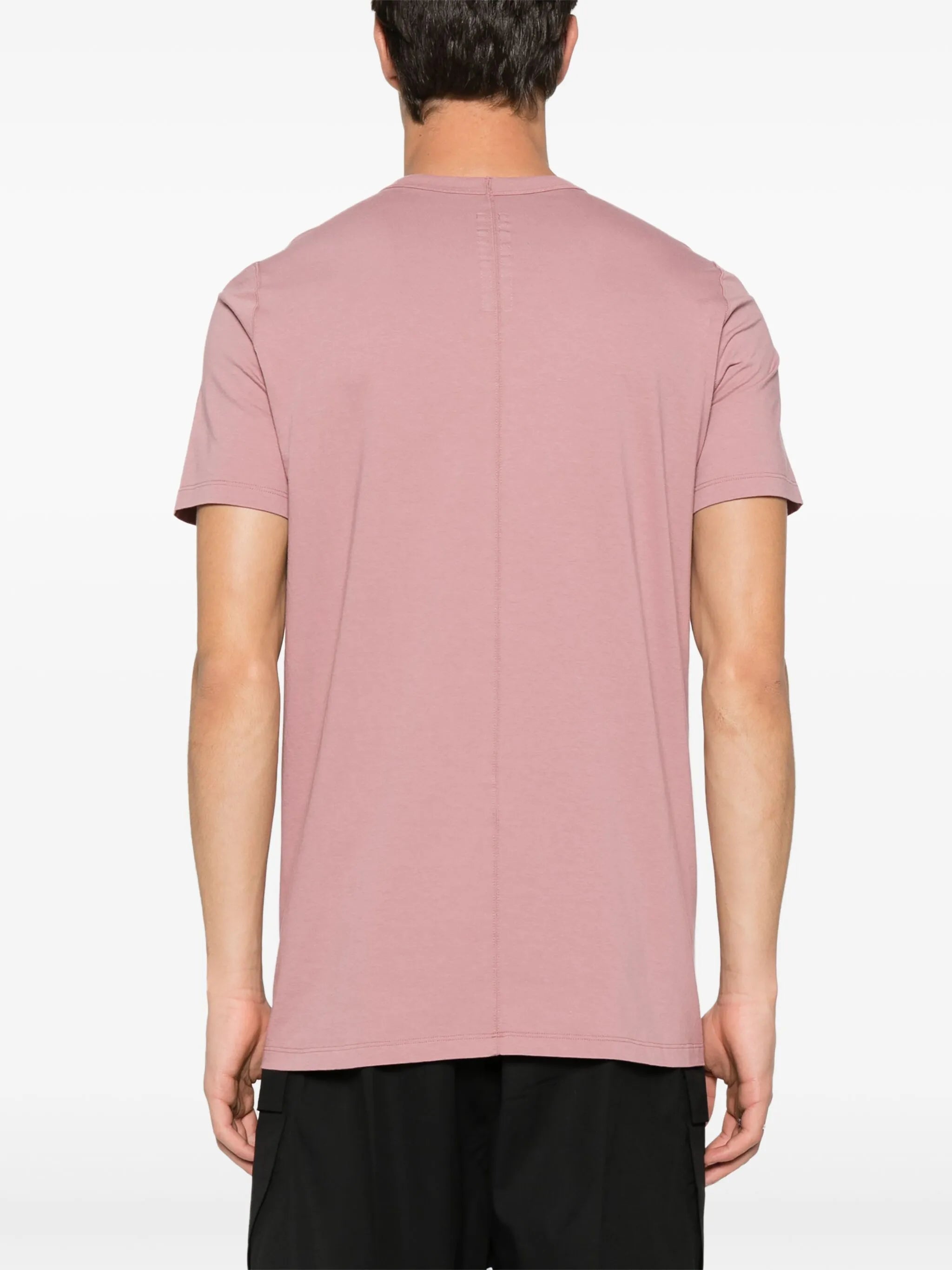 panelled cotton T-shirt