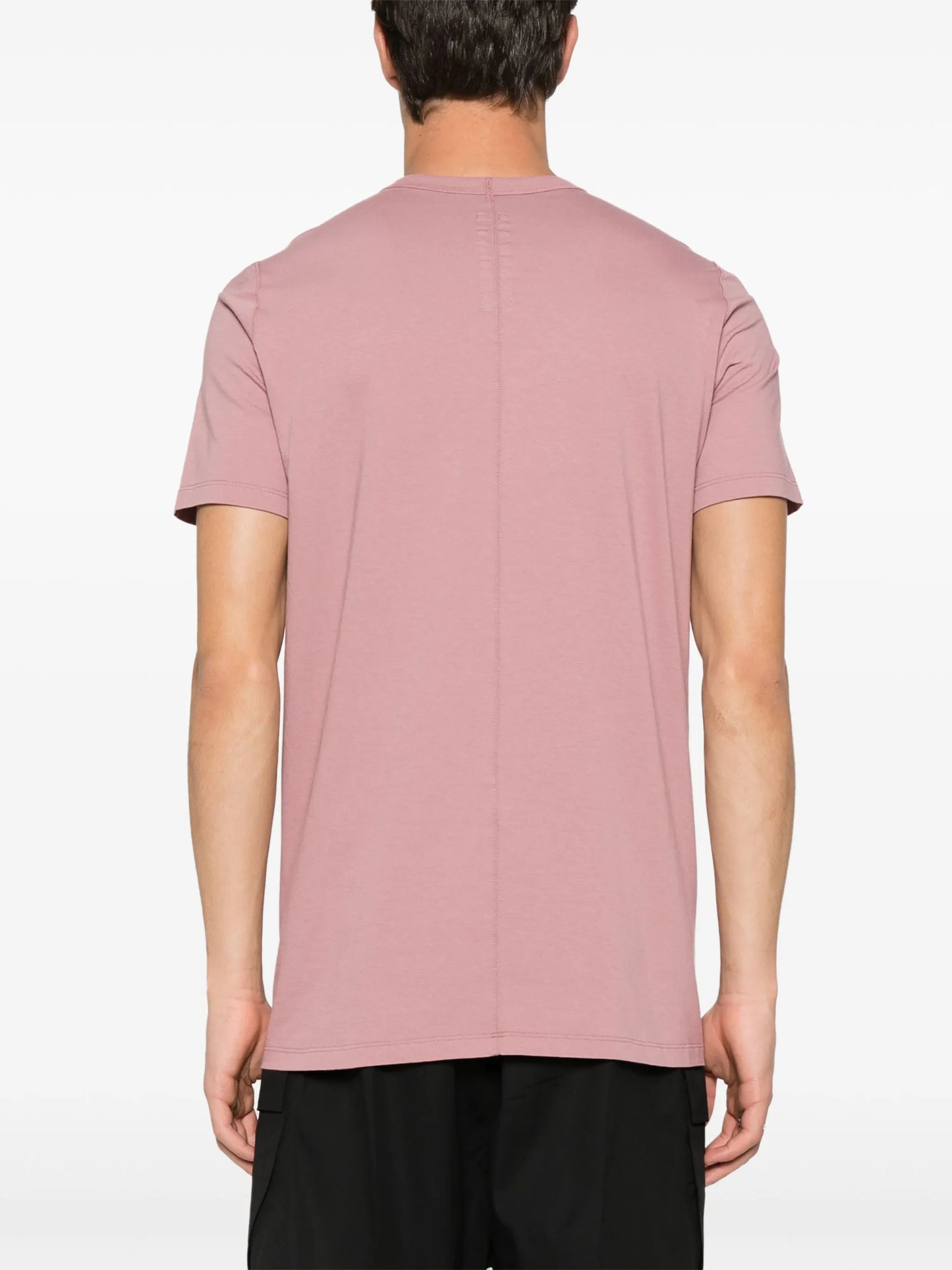 panelled cotton T-shirt