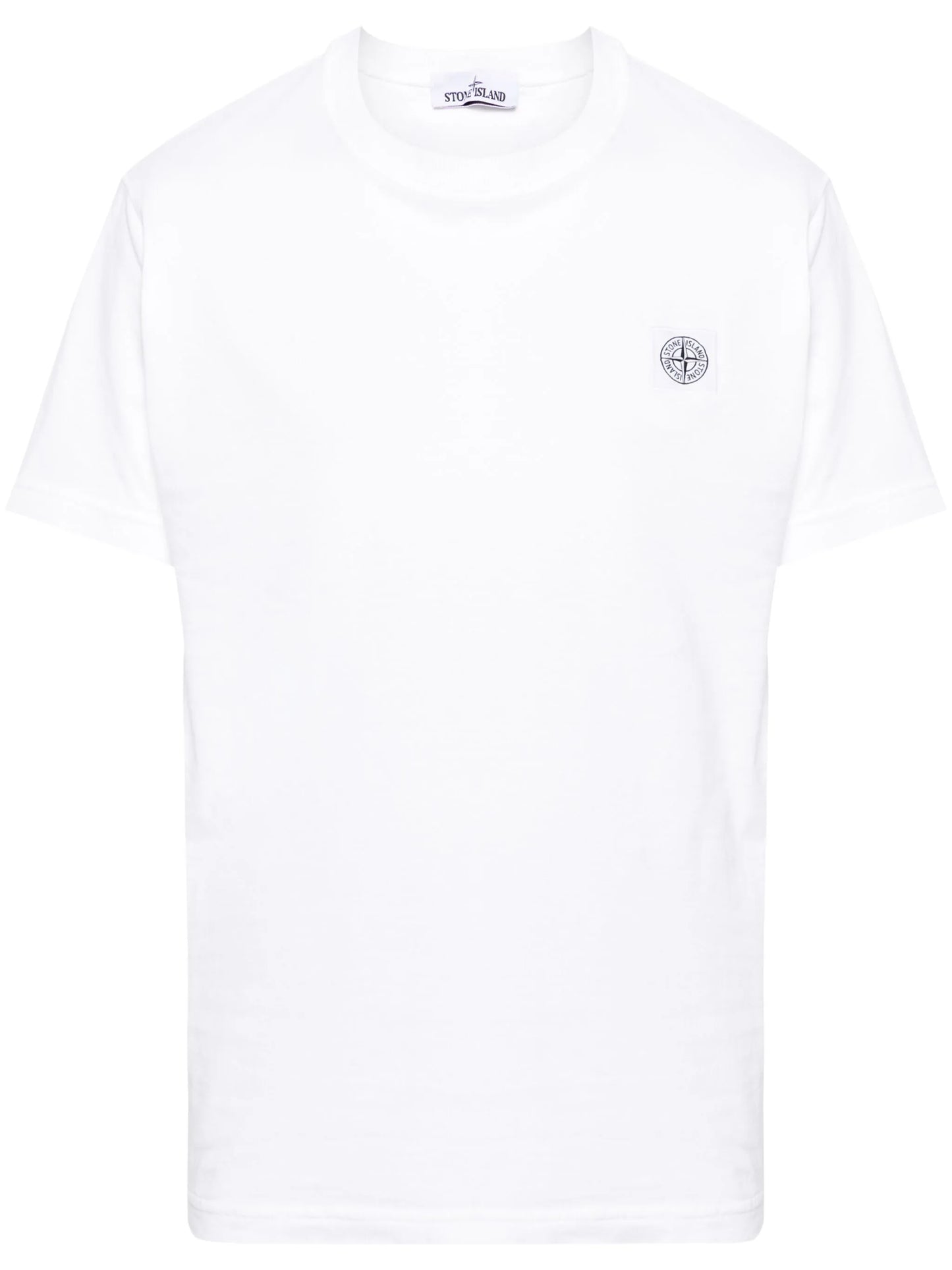 Compass-appliqué cotton T-shirt