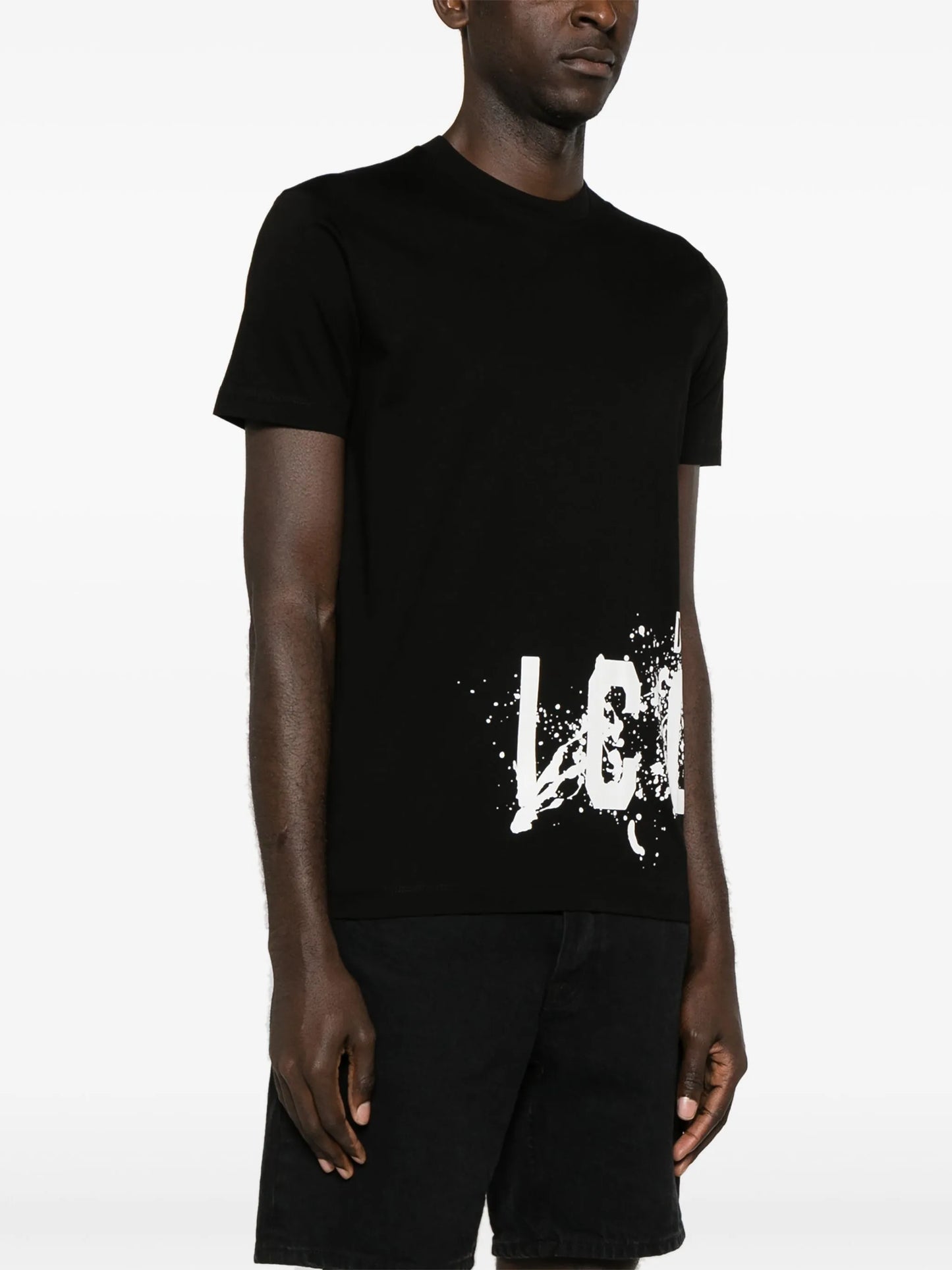 Icon-print cotton T-shirt