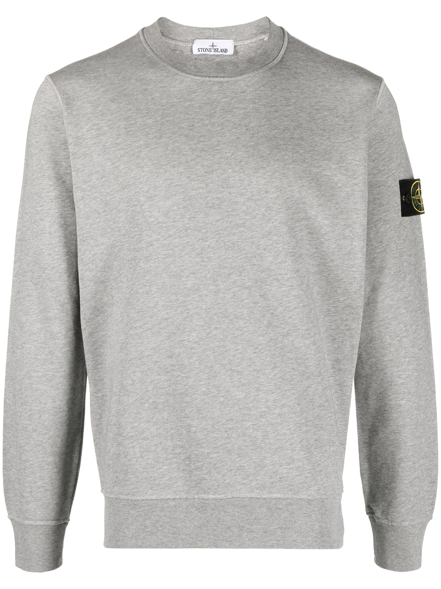 Compass-badge cotton sweatshirt