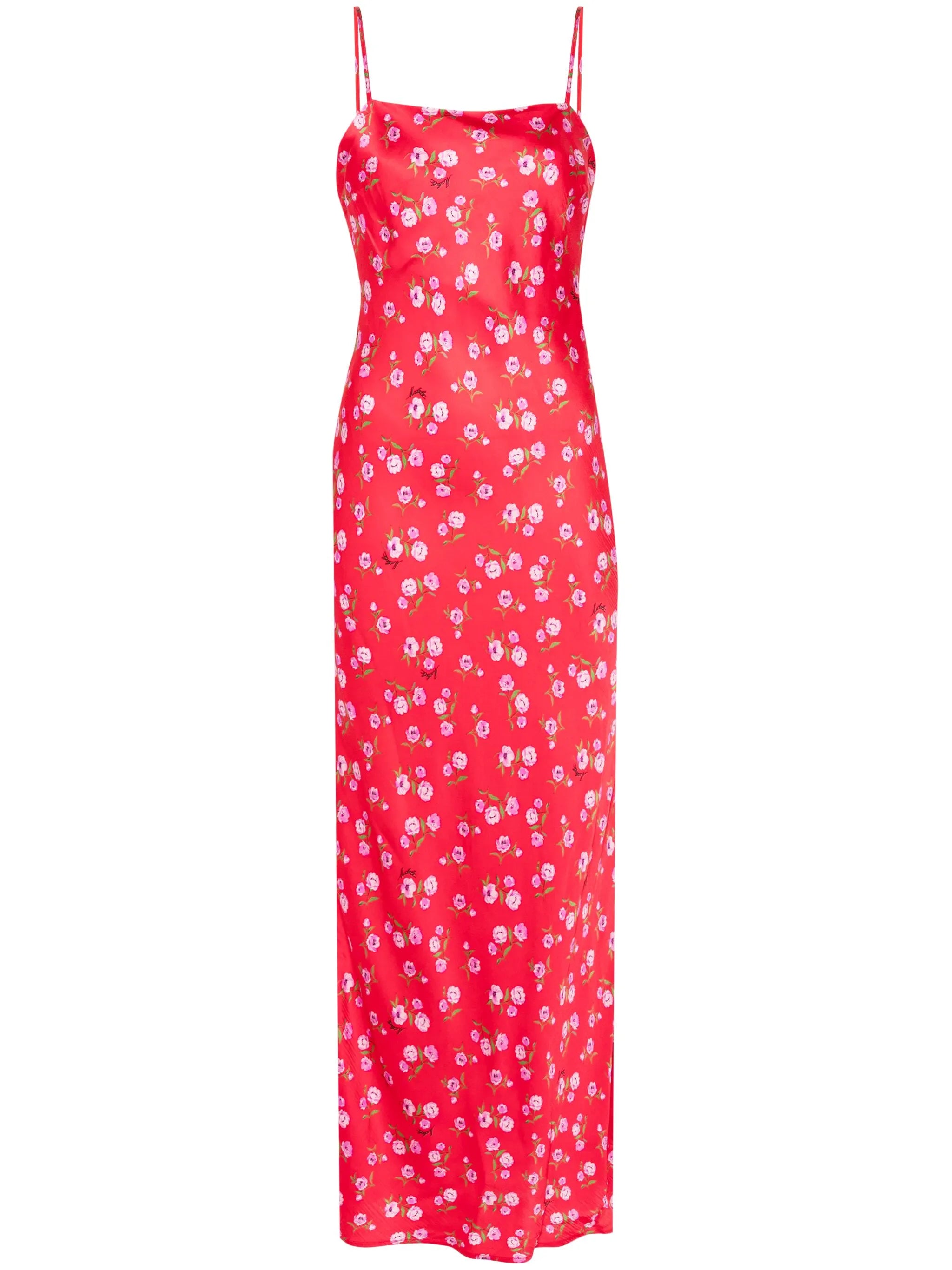 floral-print dress