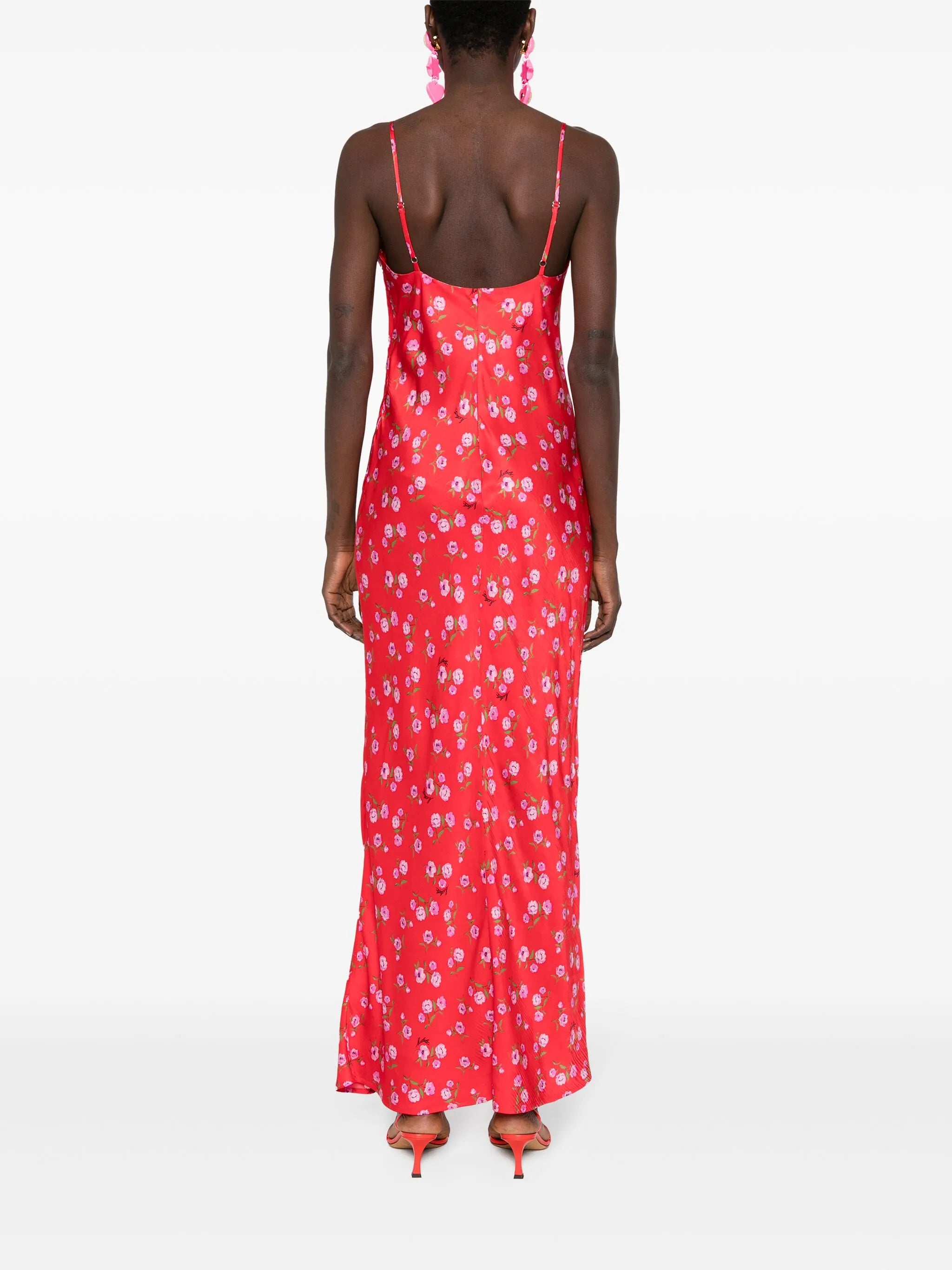 floral-print dress