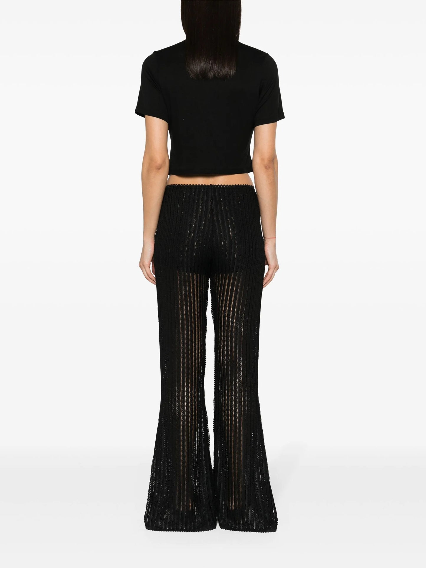 bow-detail cotton dress