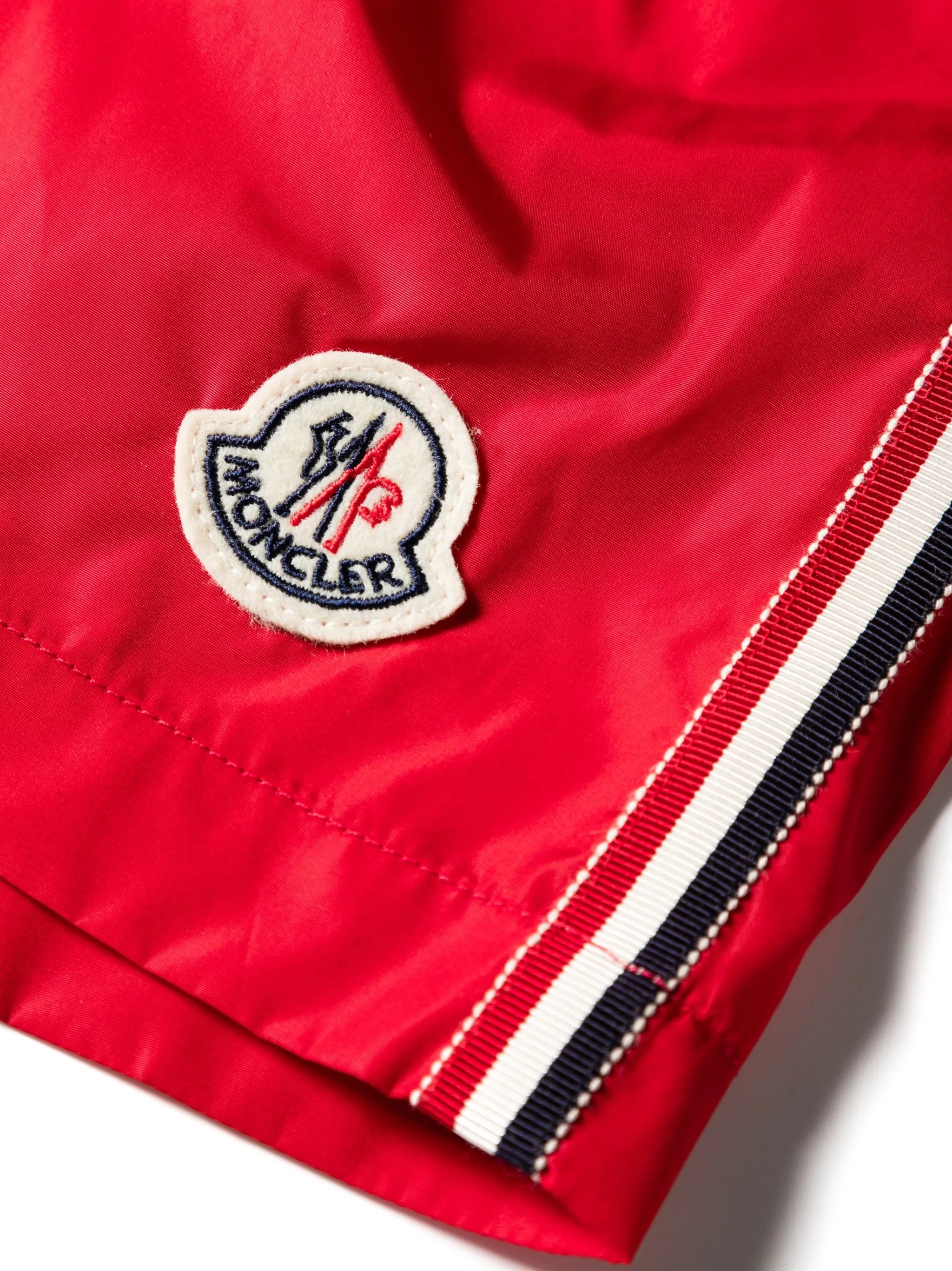 logo-patch swim shorts