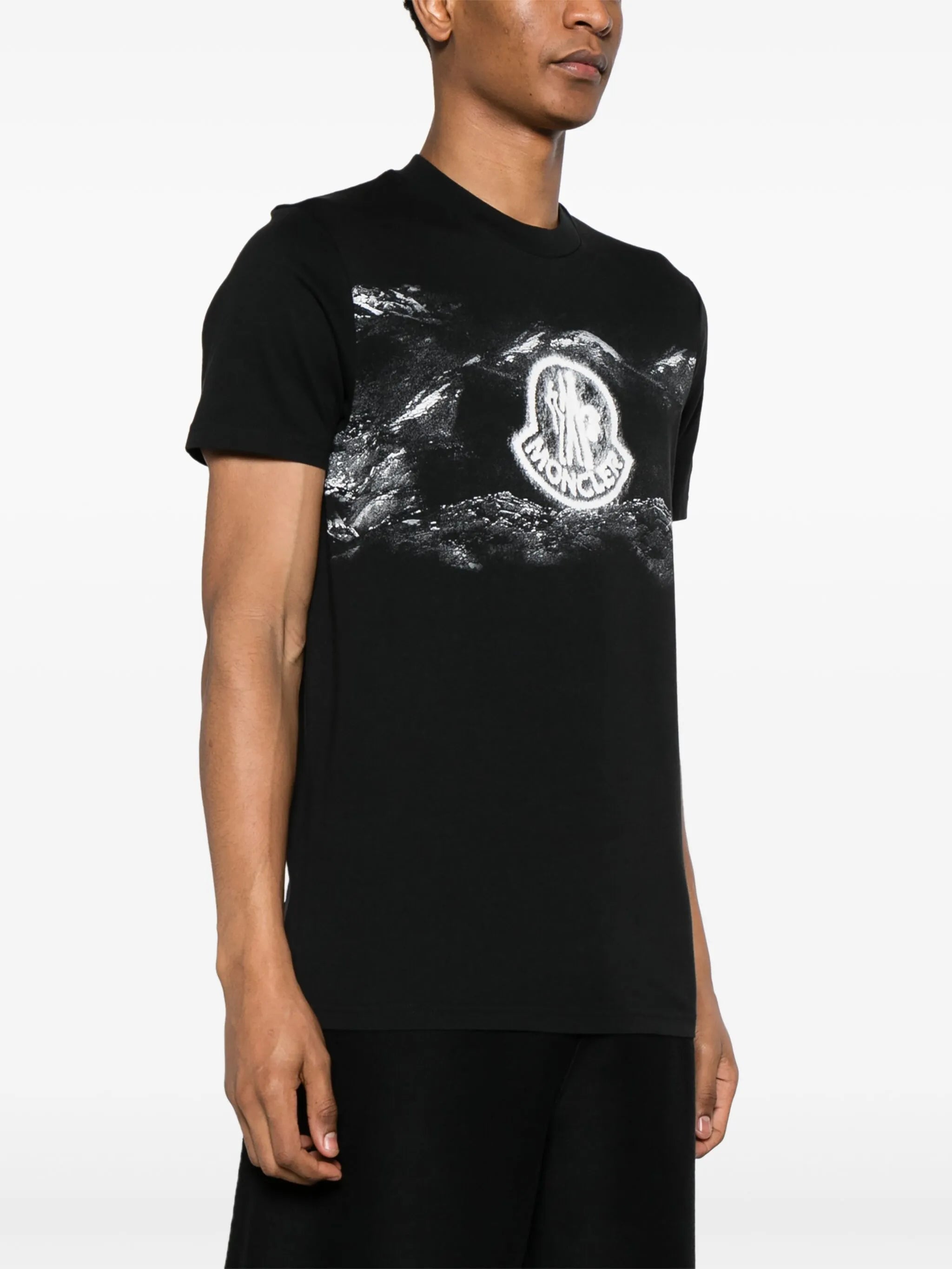 logo-print cotton T-shirt