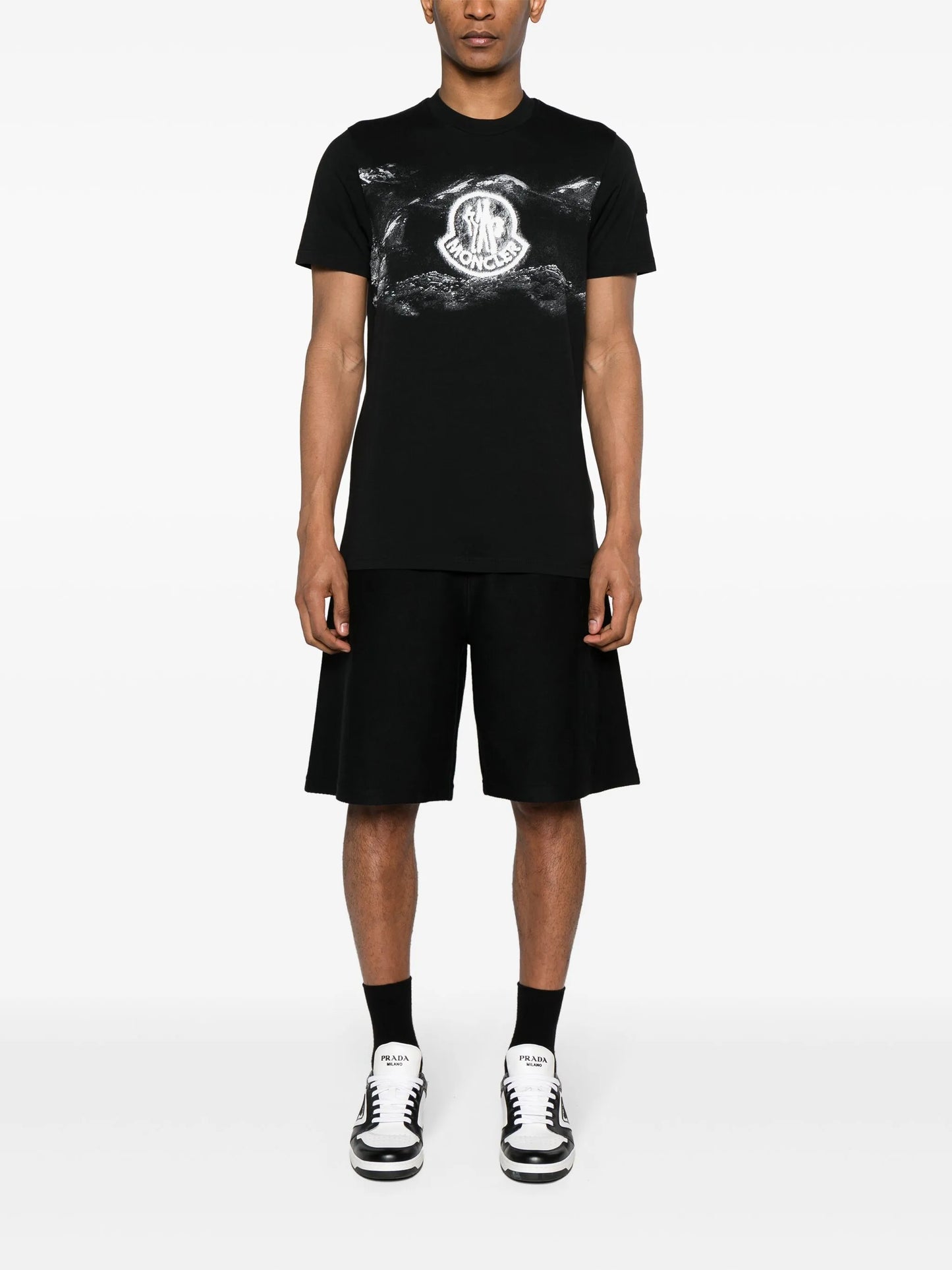 logo-print cotton T-shirt