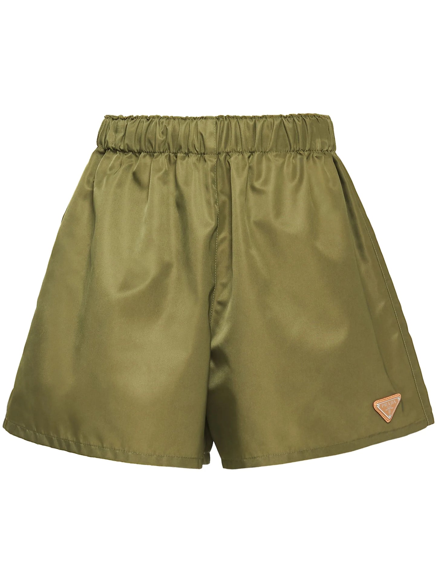Re-nylon triangle-logo shorts