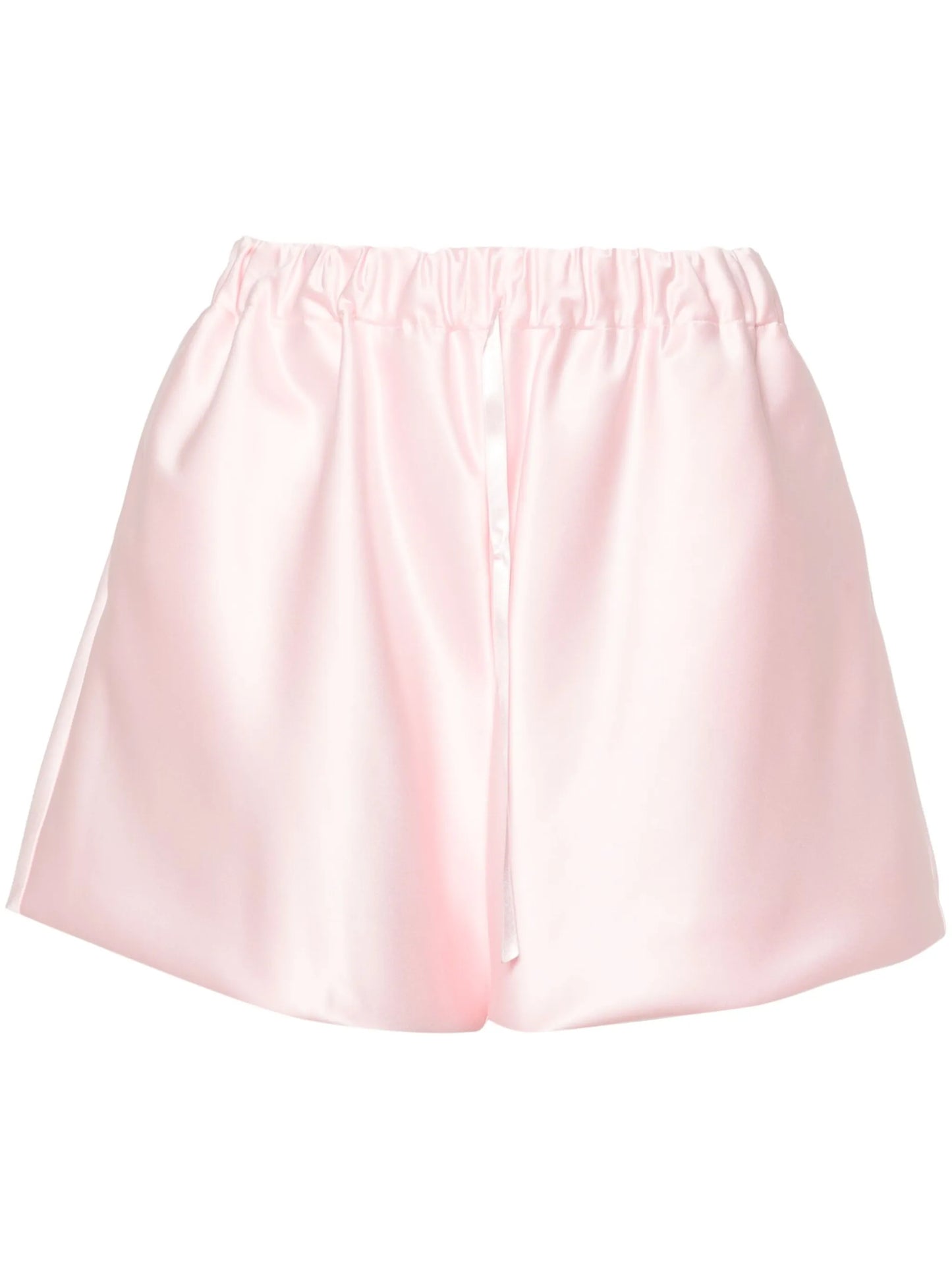 drawstring satin boxer shorts