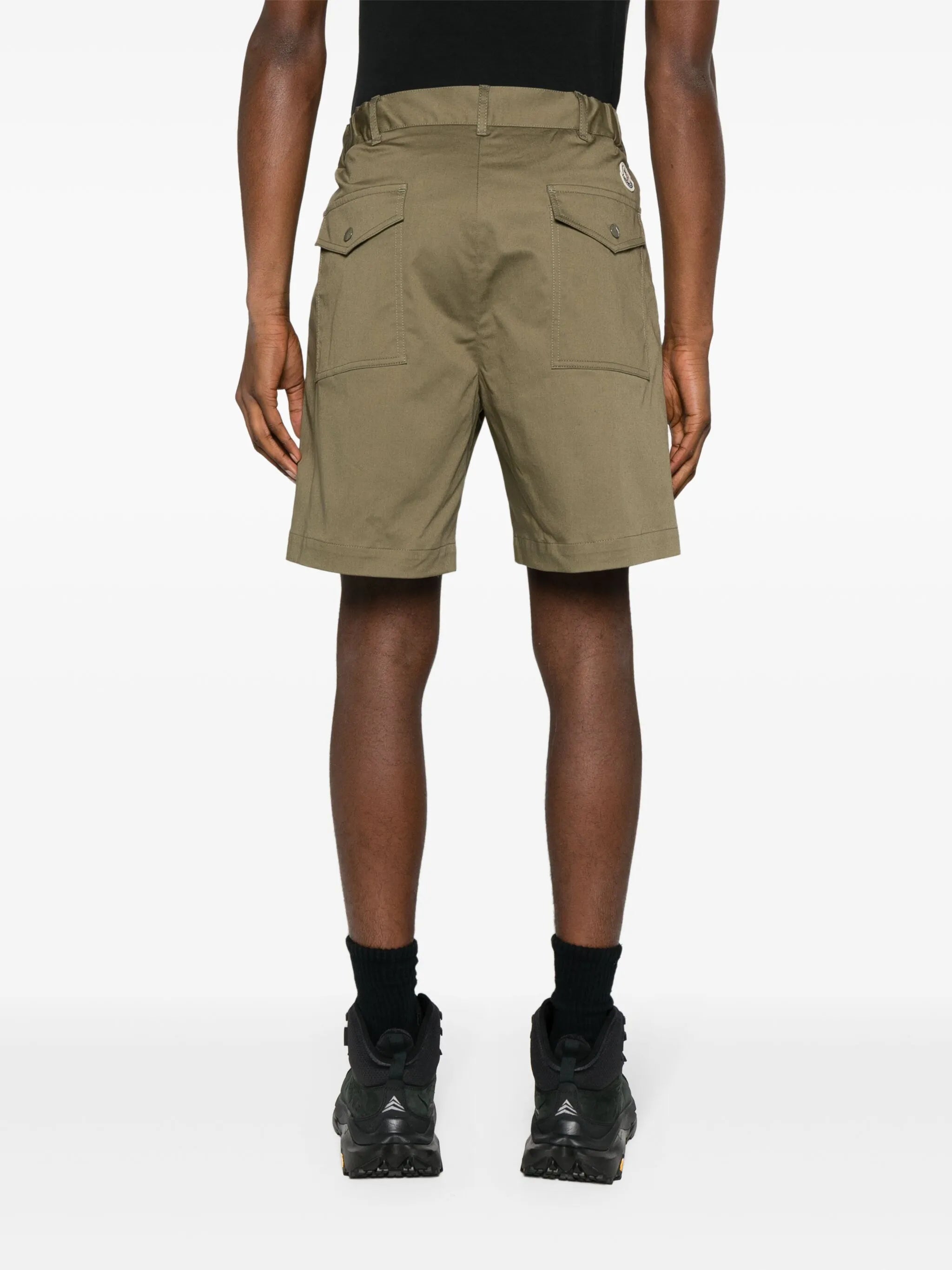 logo-patch bermuda shorts