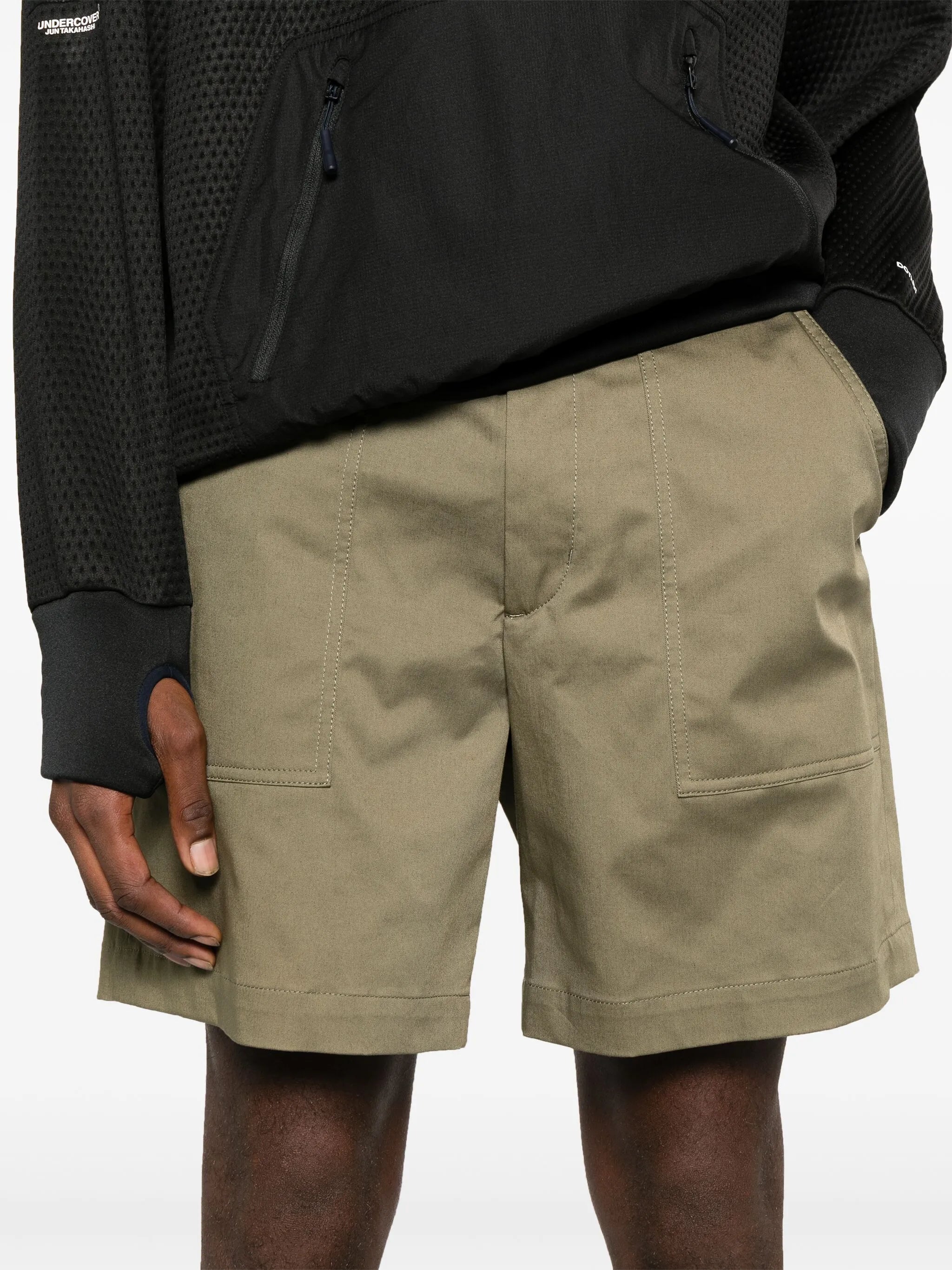 logo-patch bermuda shorts
