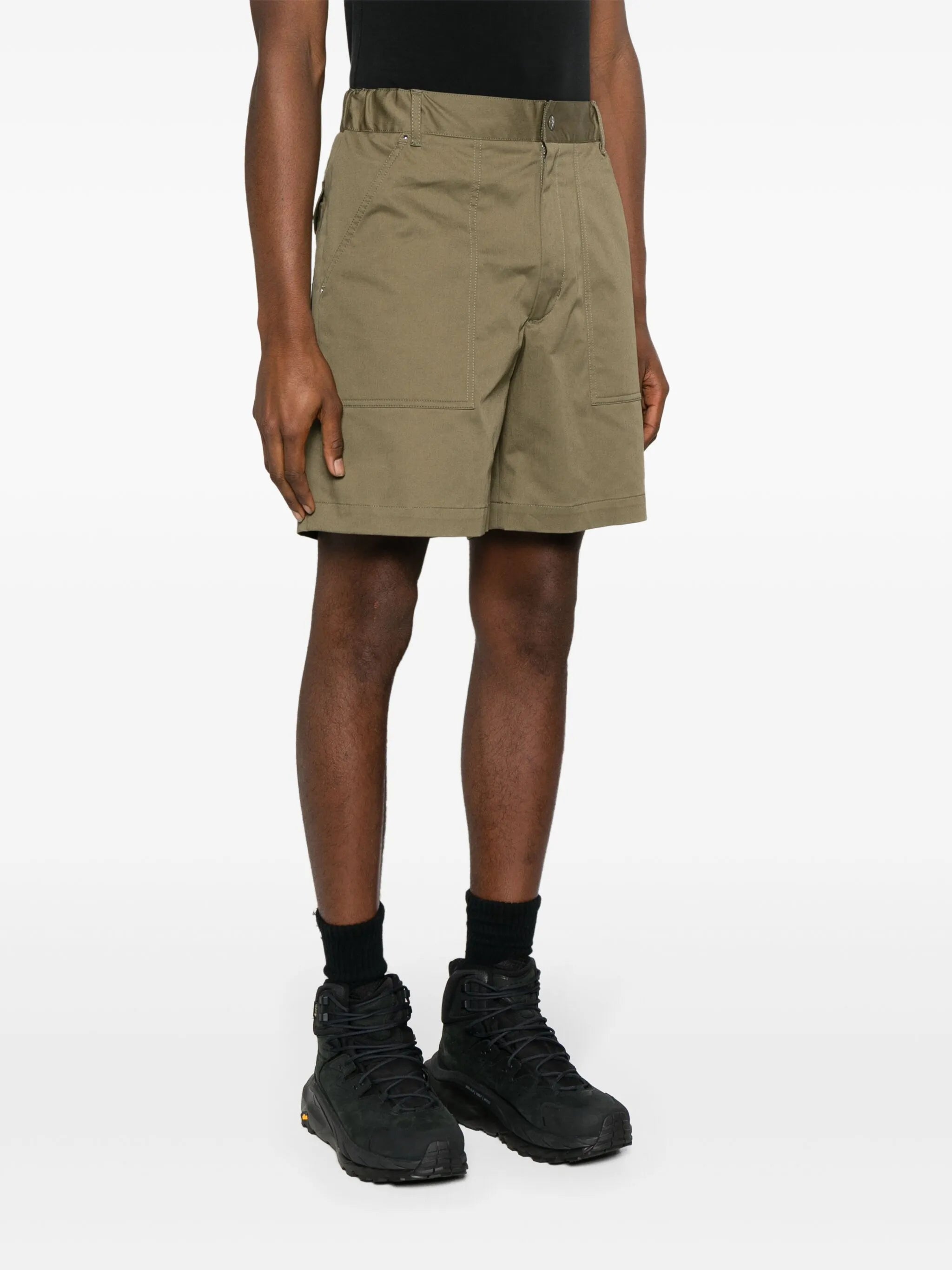logo-patch bermuda shorts