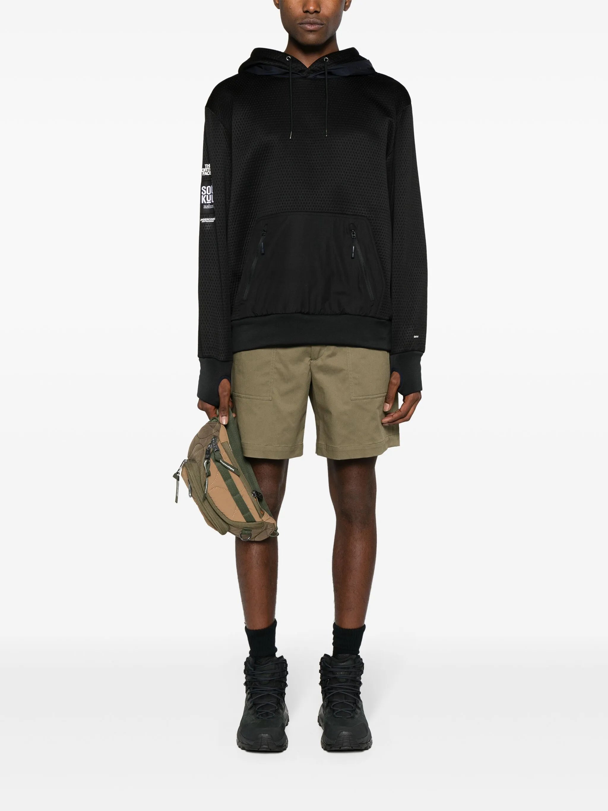 logo-patch bermuda shorts