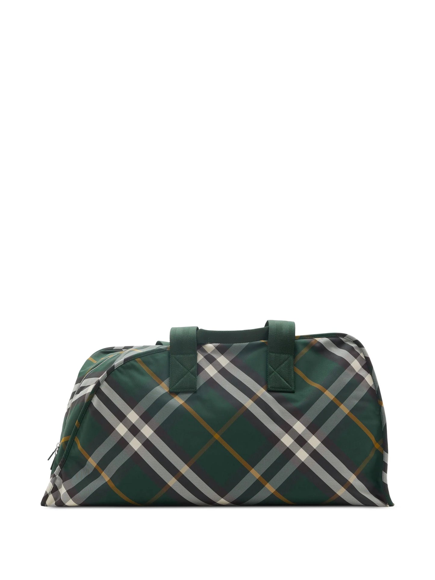 large Shield check-pattern duffle bag