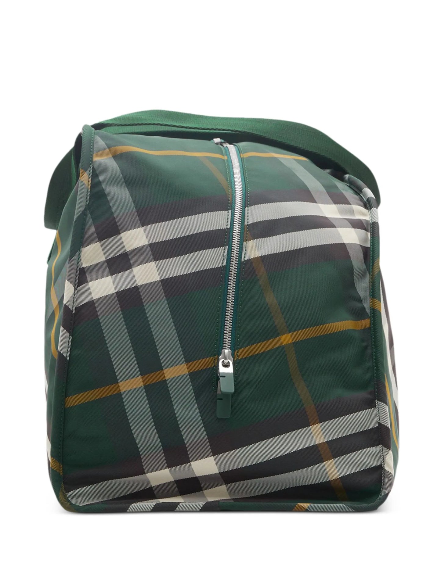 large Shield check-pattern duffle bag