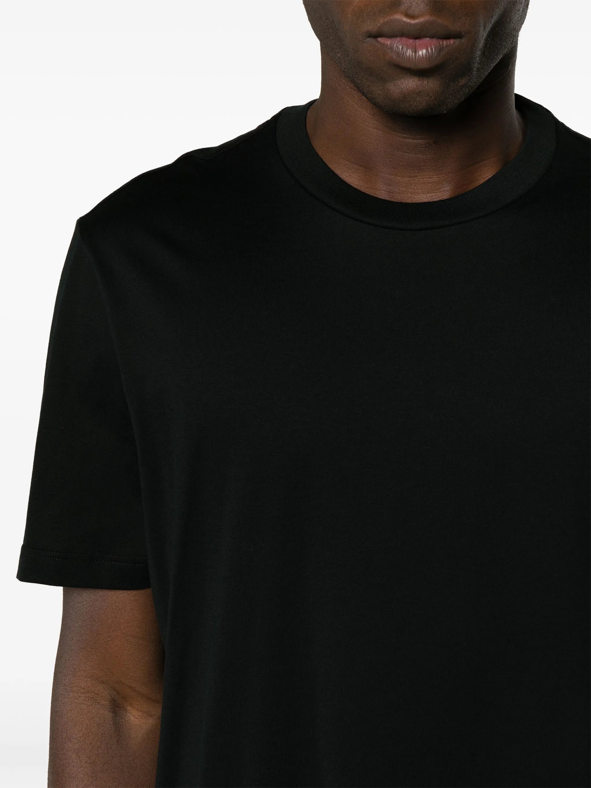 crew-neck cotton T-shirt