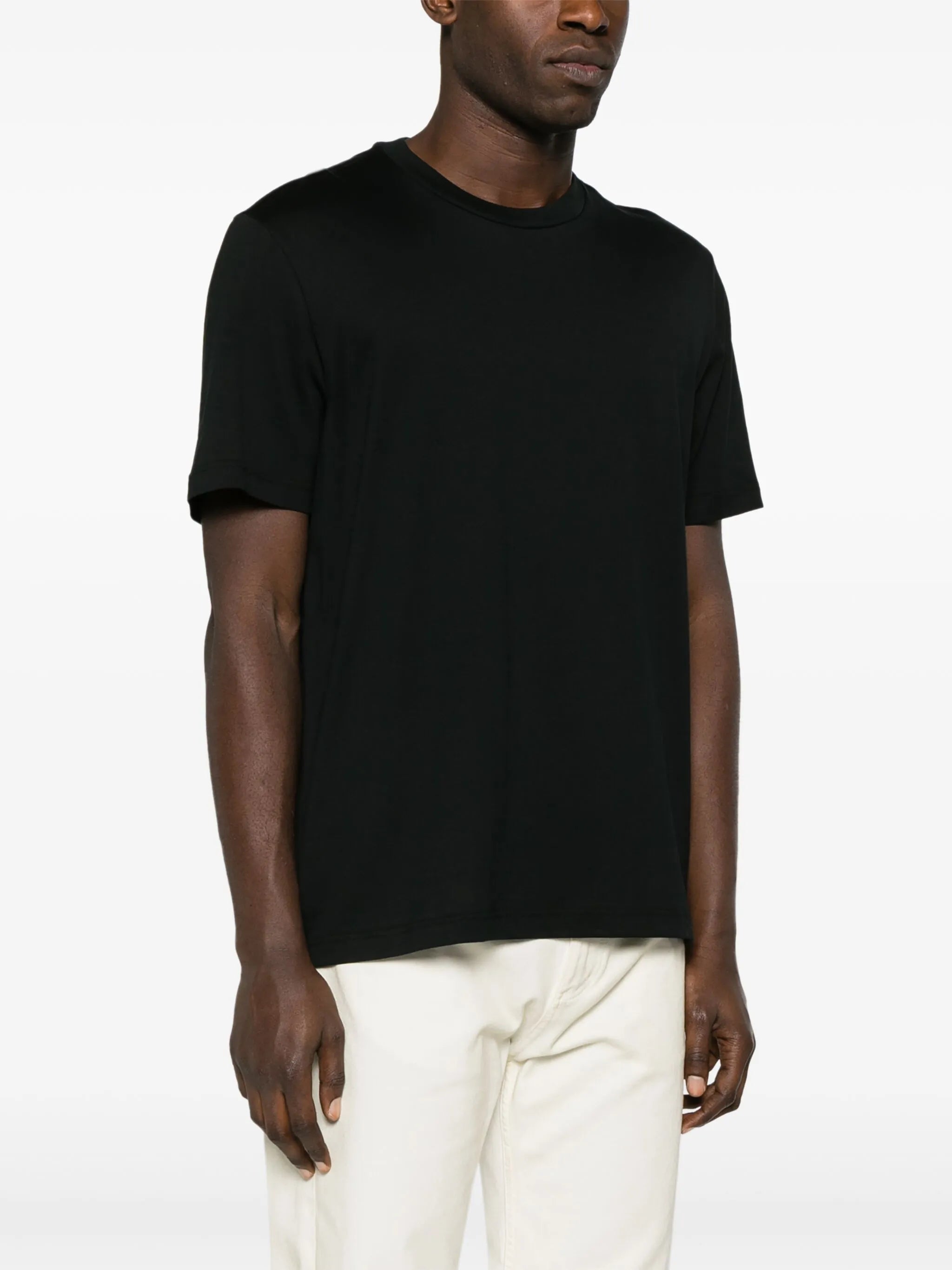 crew-neck cotton T-shirt