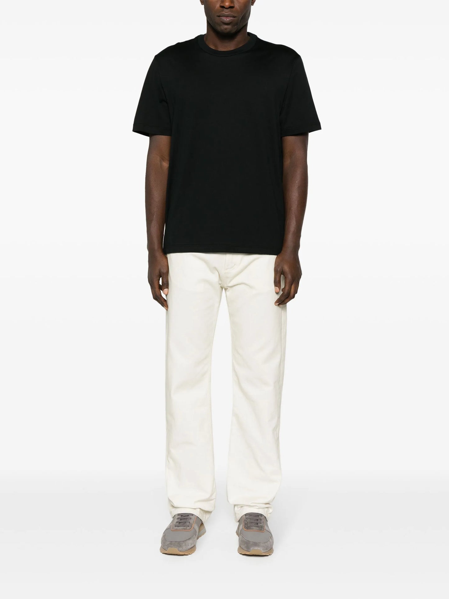 crew-neck cotton T-shirt