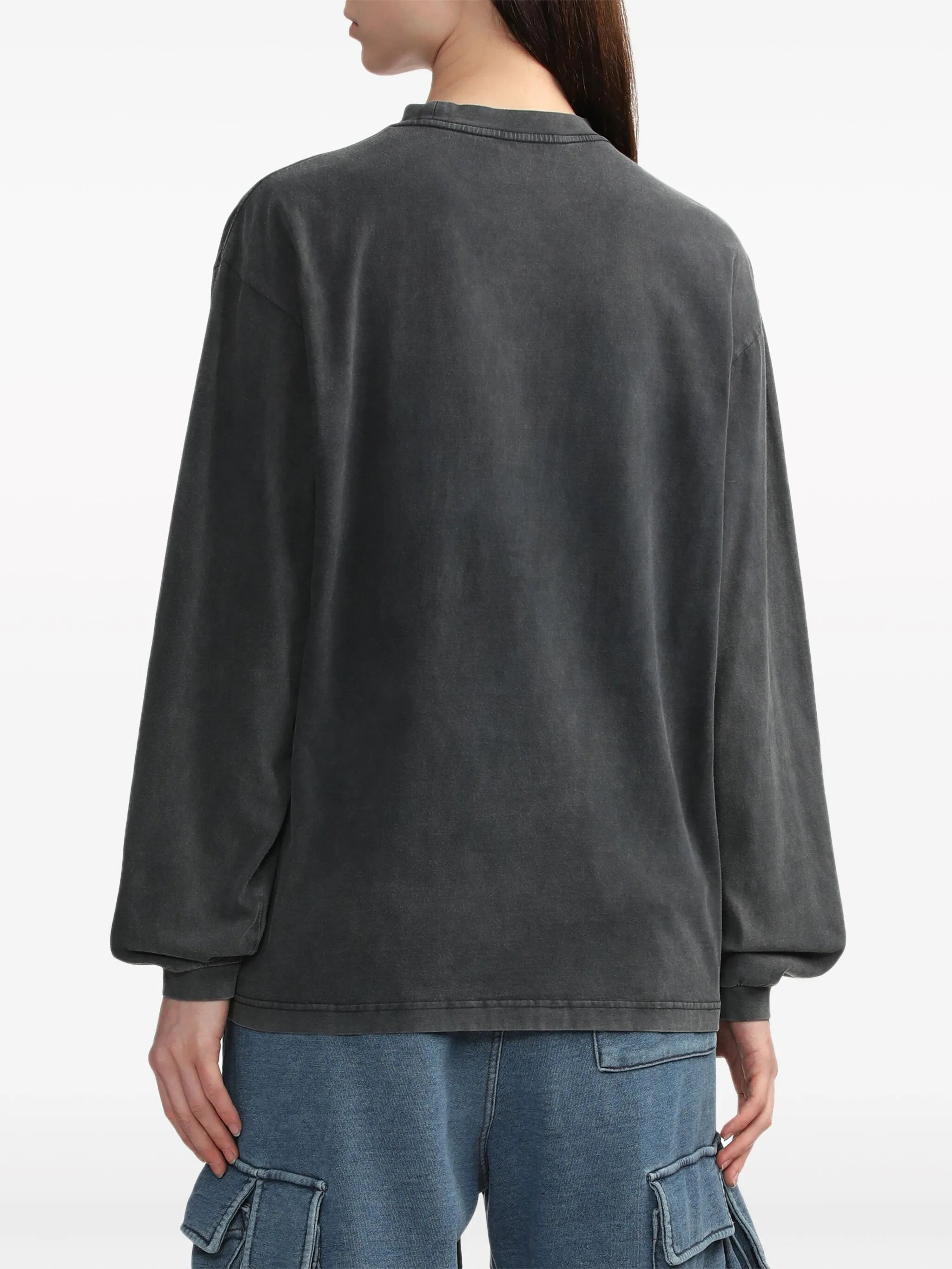 graphic-print cotton sweatshirt
