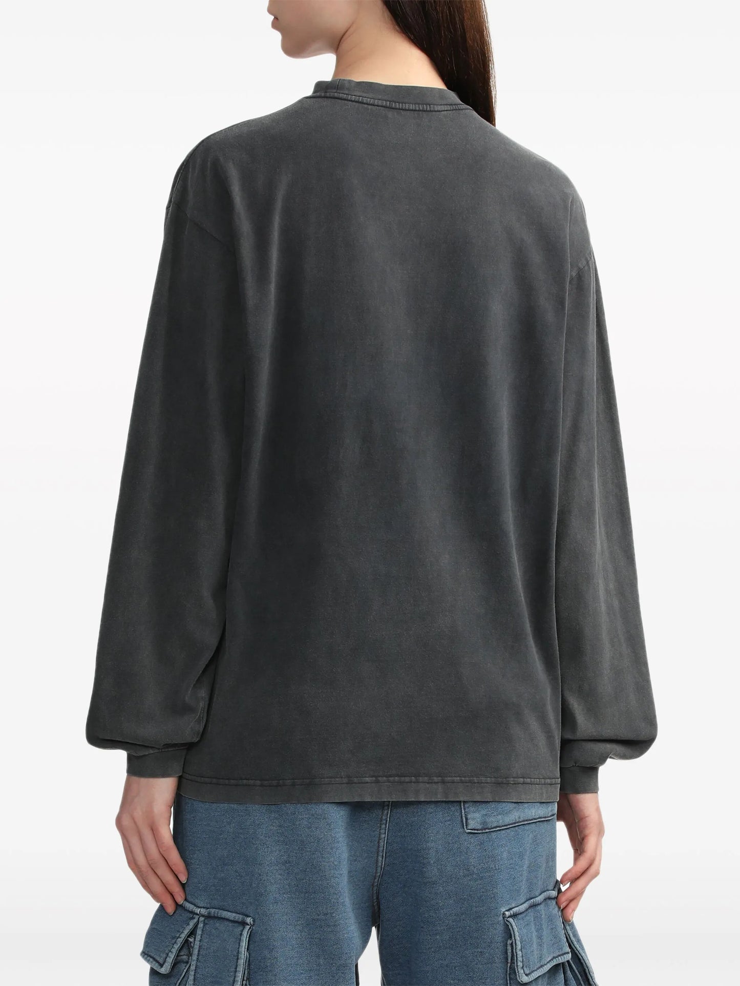 graphic-print cotton sweatshirt