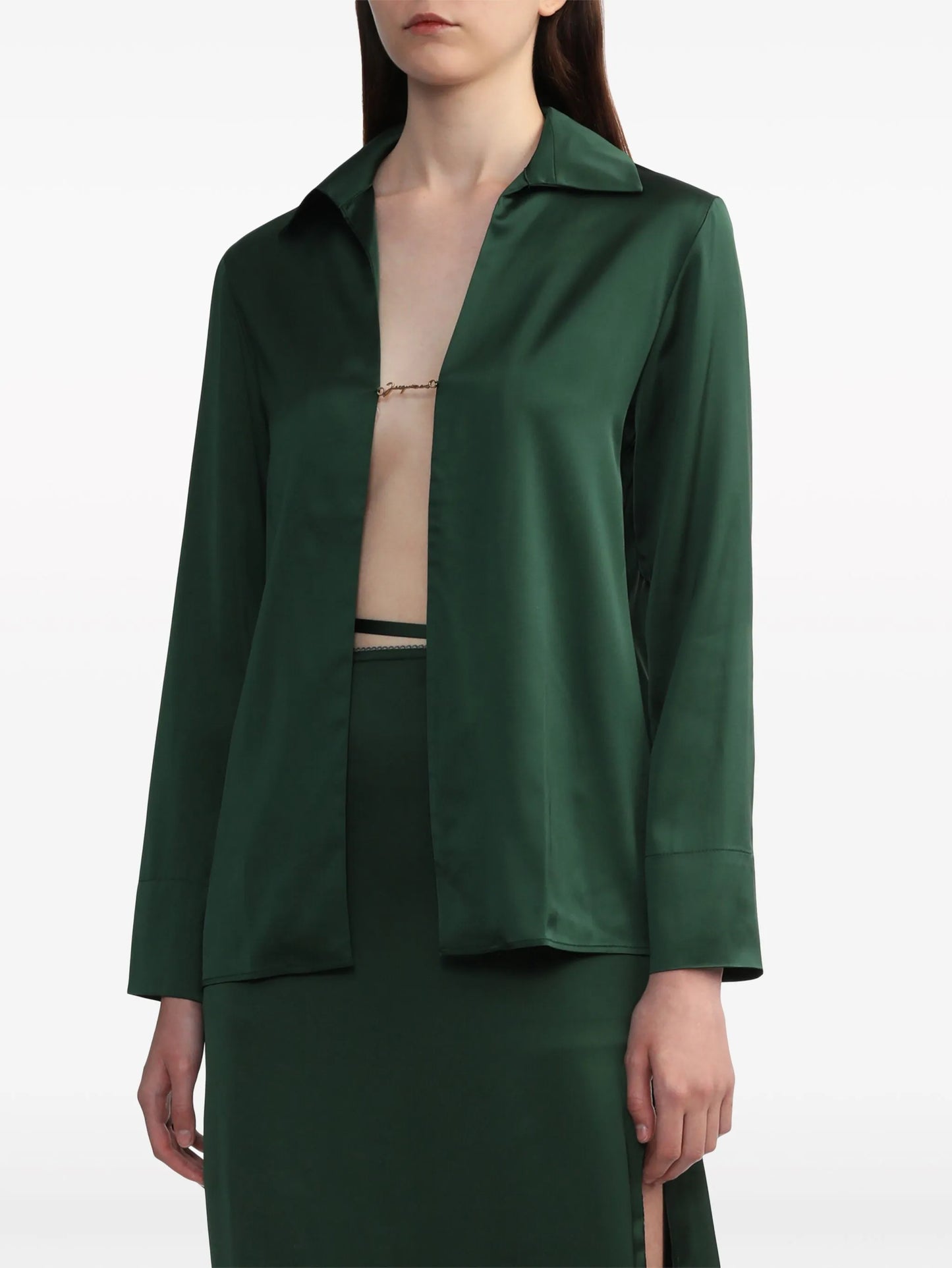 La Chemise Notte satin shirt