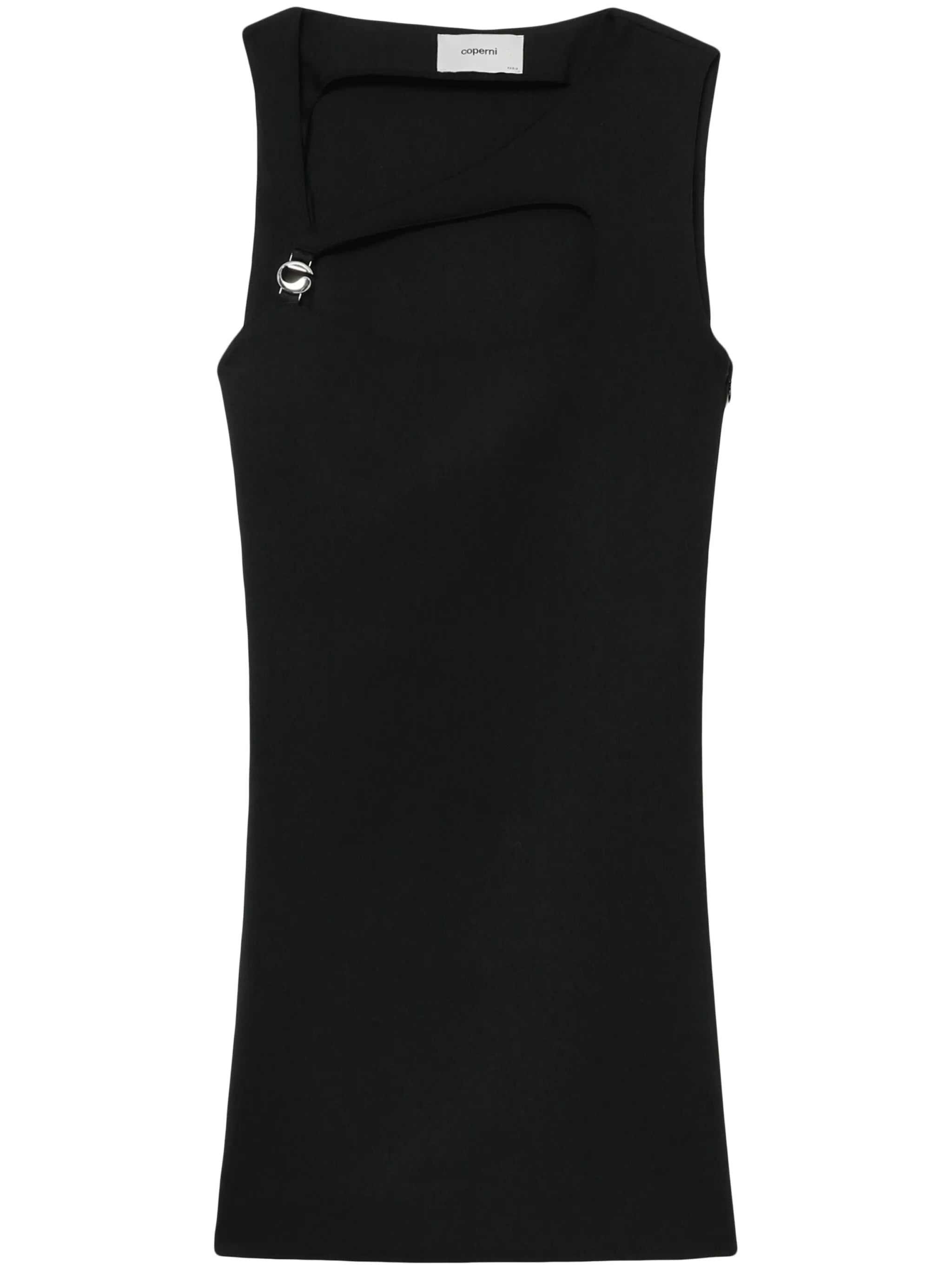 cut-out sleeveless minidress