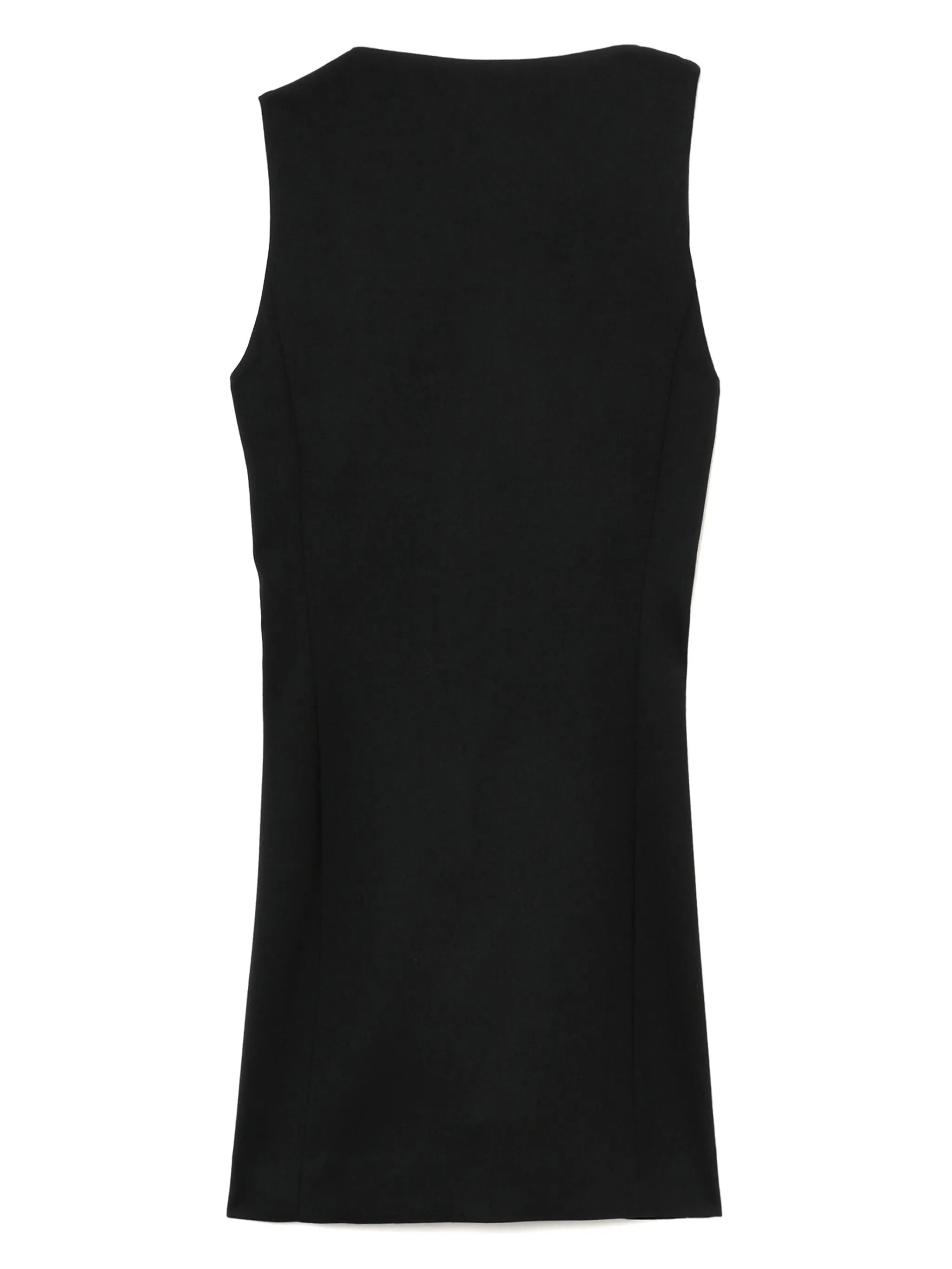 cut-out sleeveless minidress