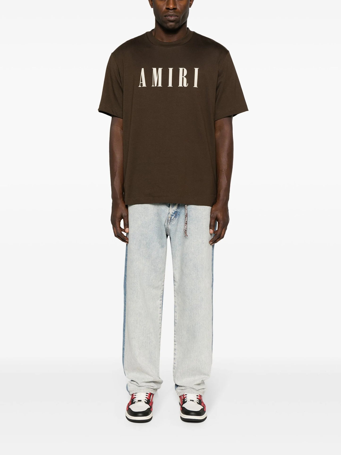 logo-flocked cotton T-shirt