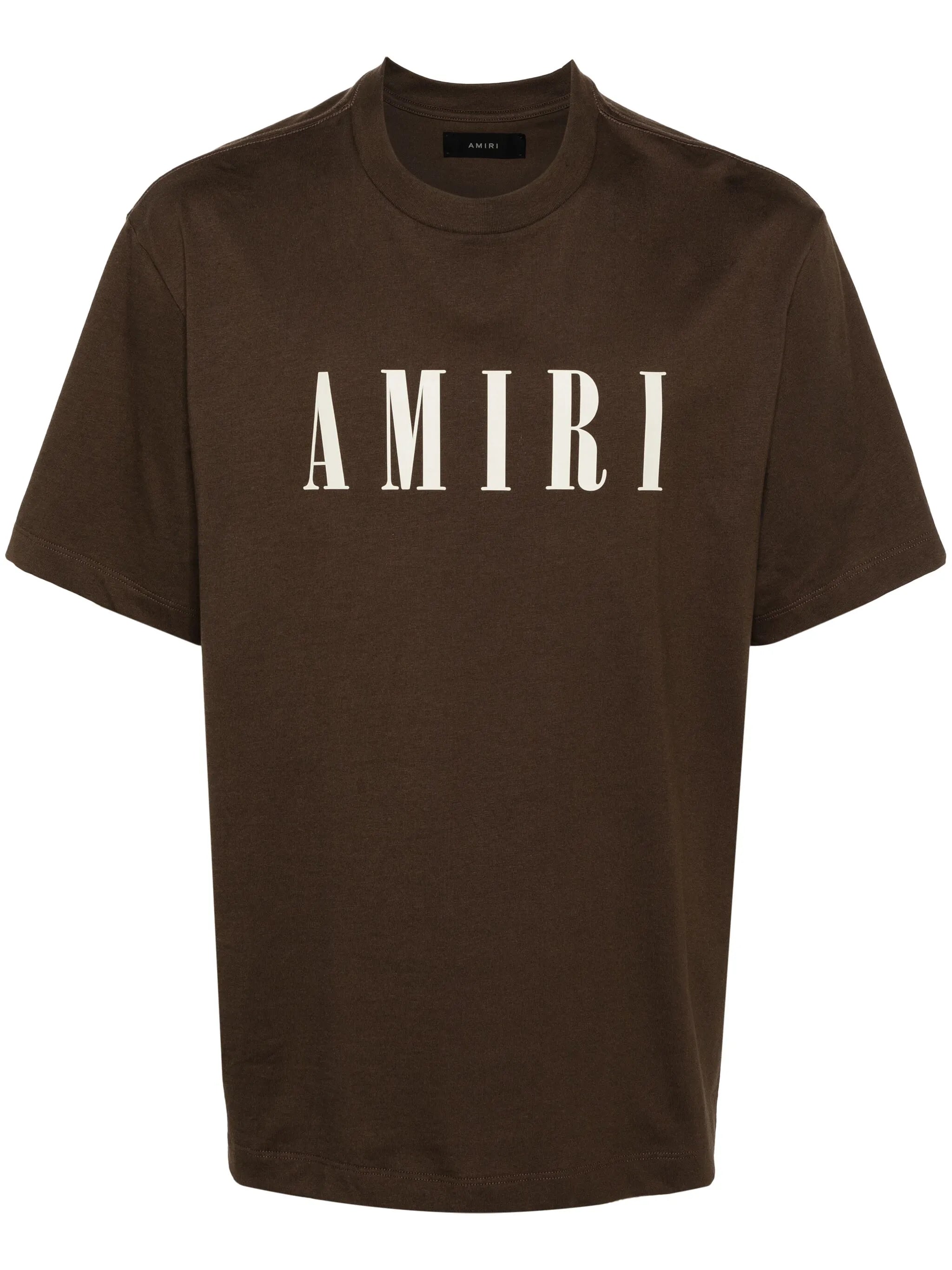 logo-flocked cotton T-shirt