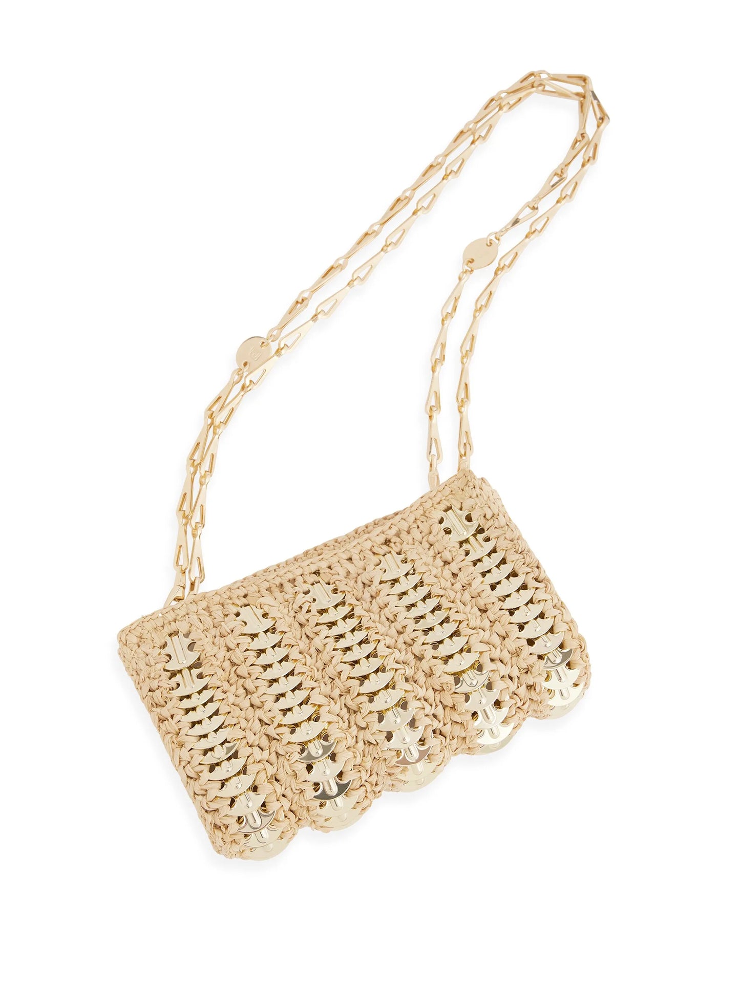 small 1969 raffia shoulder bag