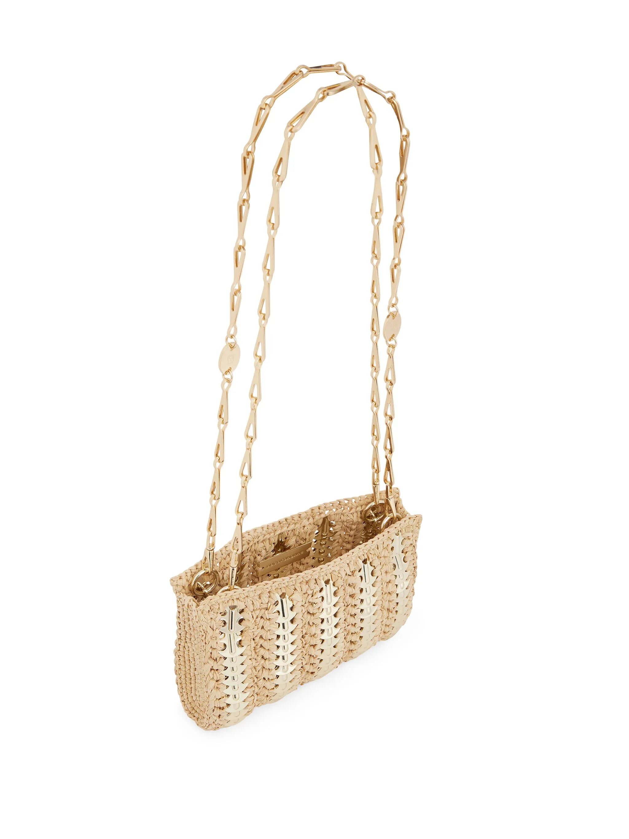 small 1969 raffia shoulder bag