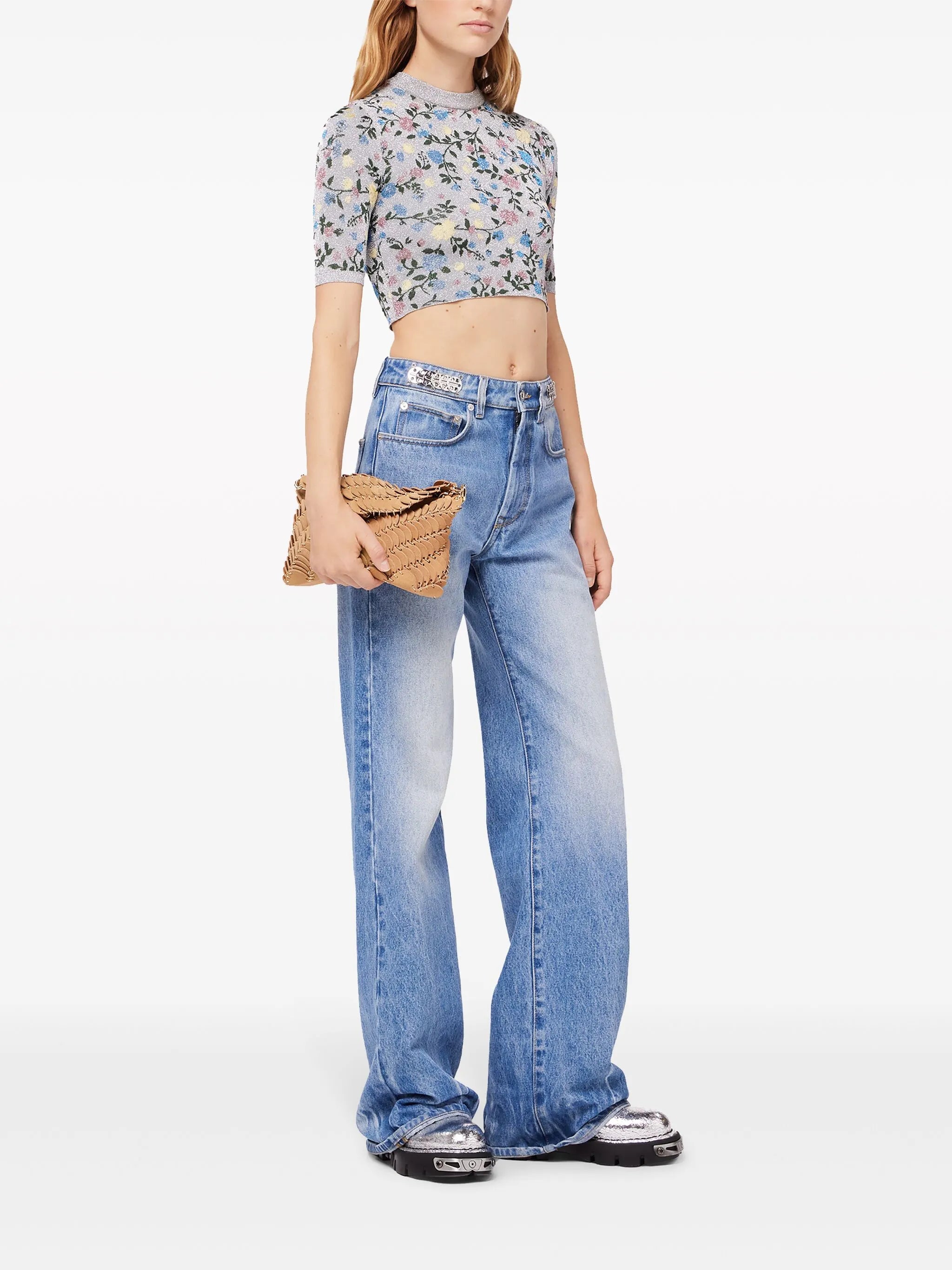 Paco leather shoulder bag